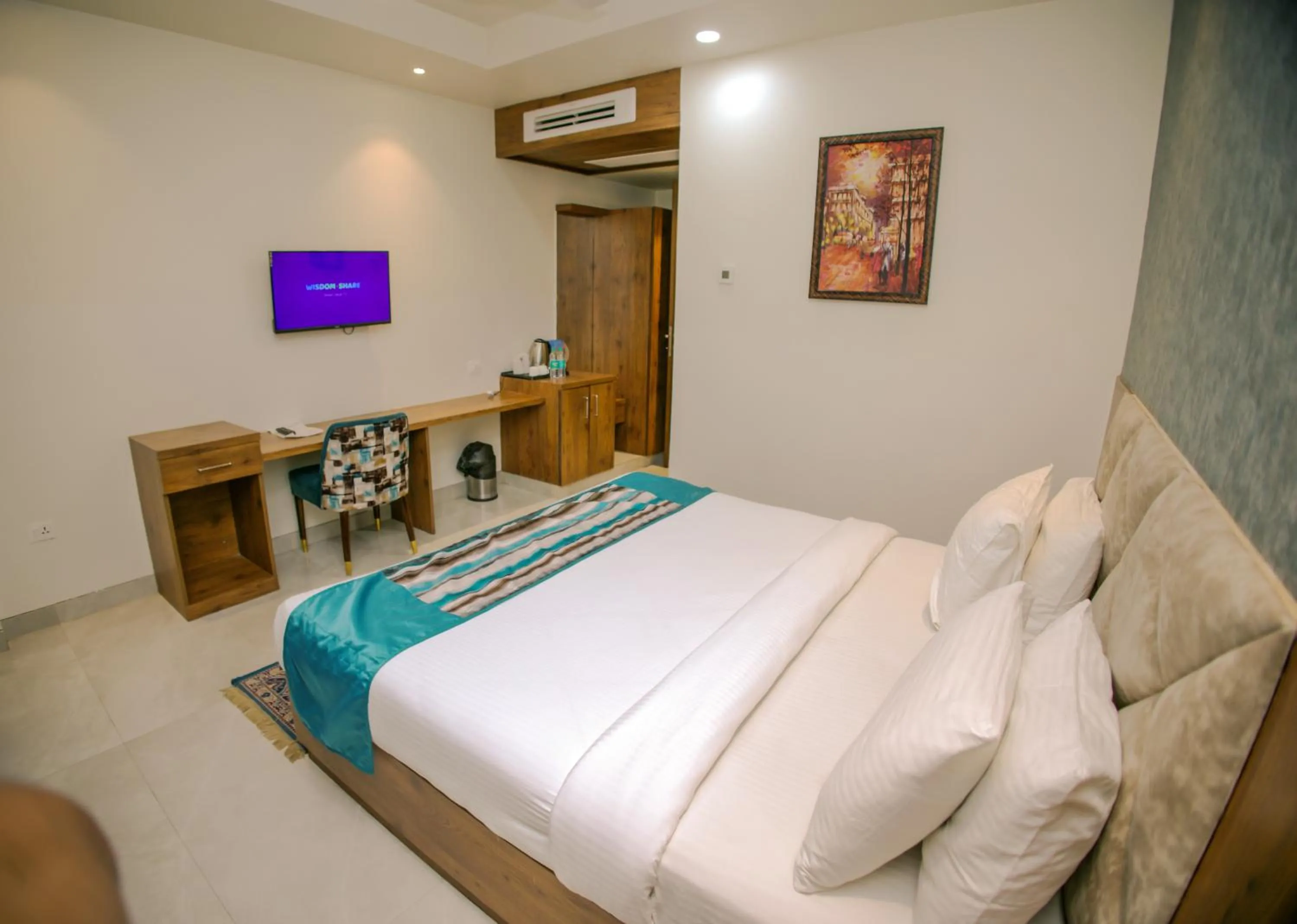 Bed in Hotel Marine House