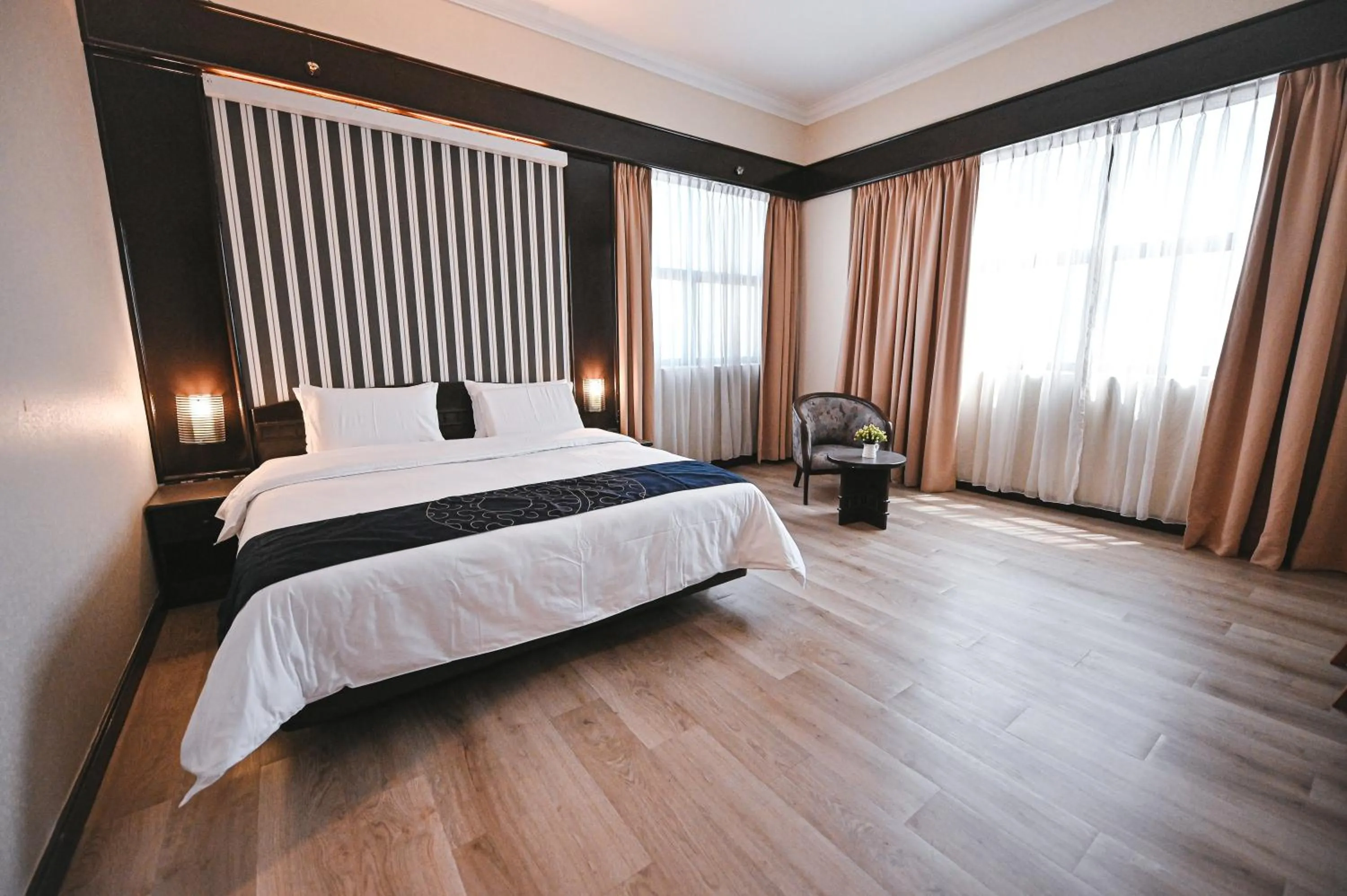 Bed in PRIME CITY HOTEL KLUANG