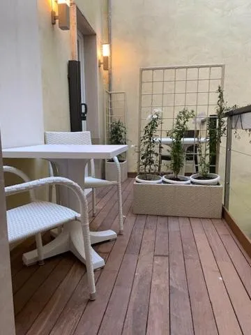 Balcony/Terrace in Residenze Romano Ristorante & SPA albergo diffuso - WHITE