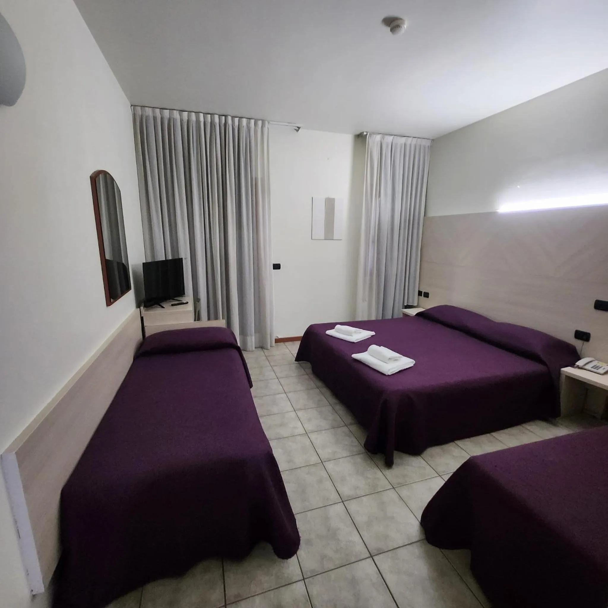 Bed in Ahr Hotel Villa Alighieri