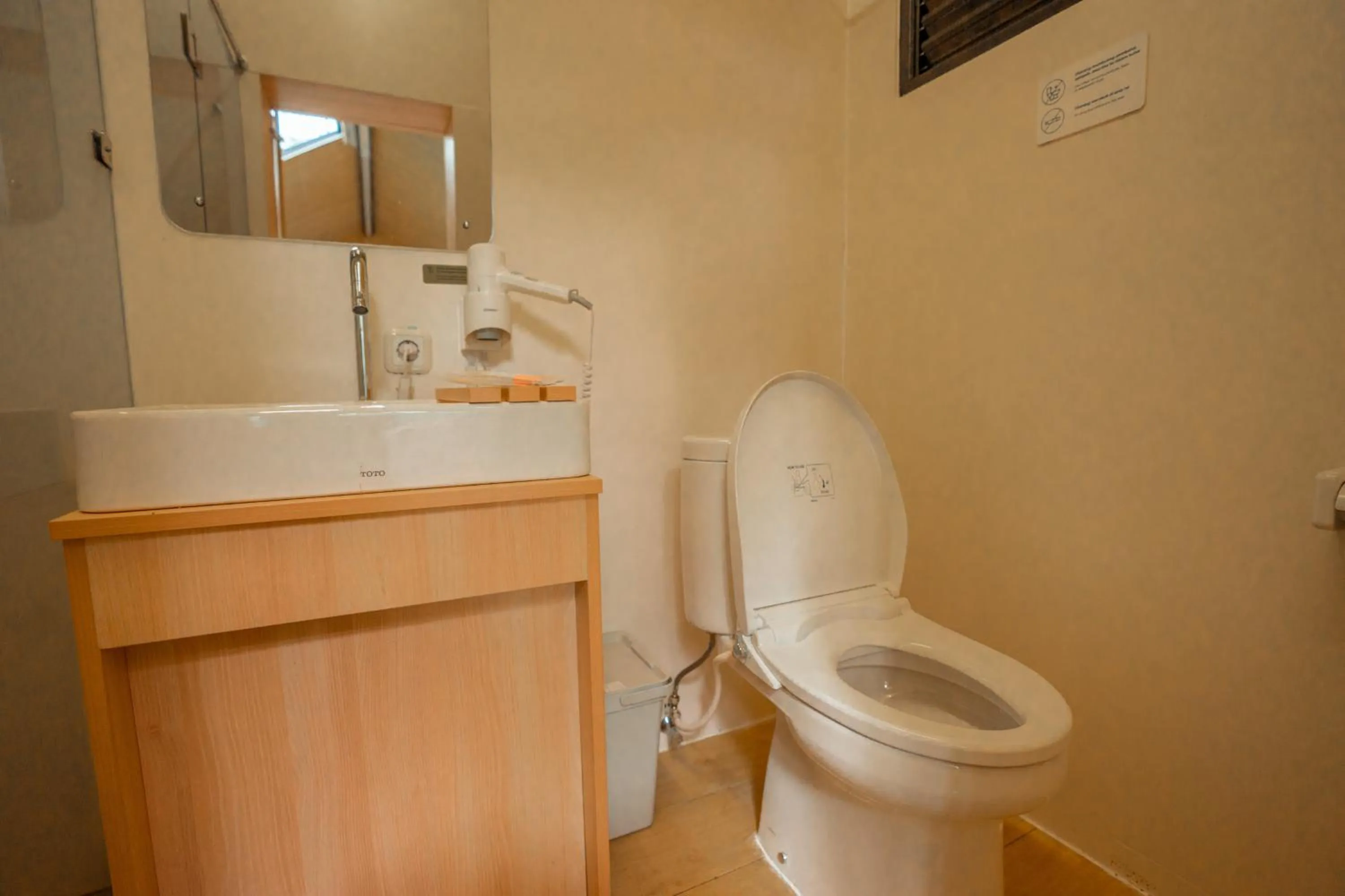 Bathroom in Bobocabin Cikole, Bandung