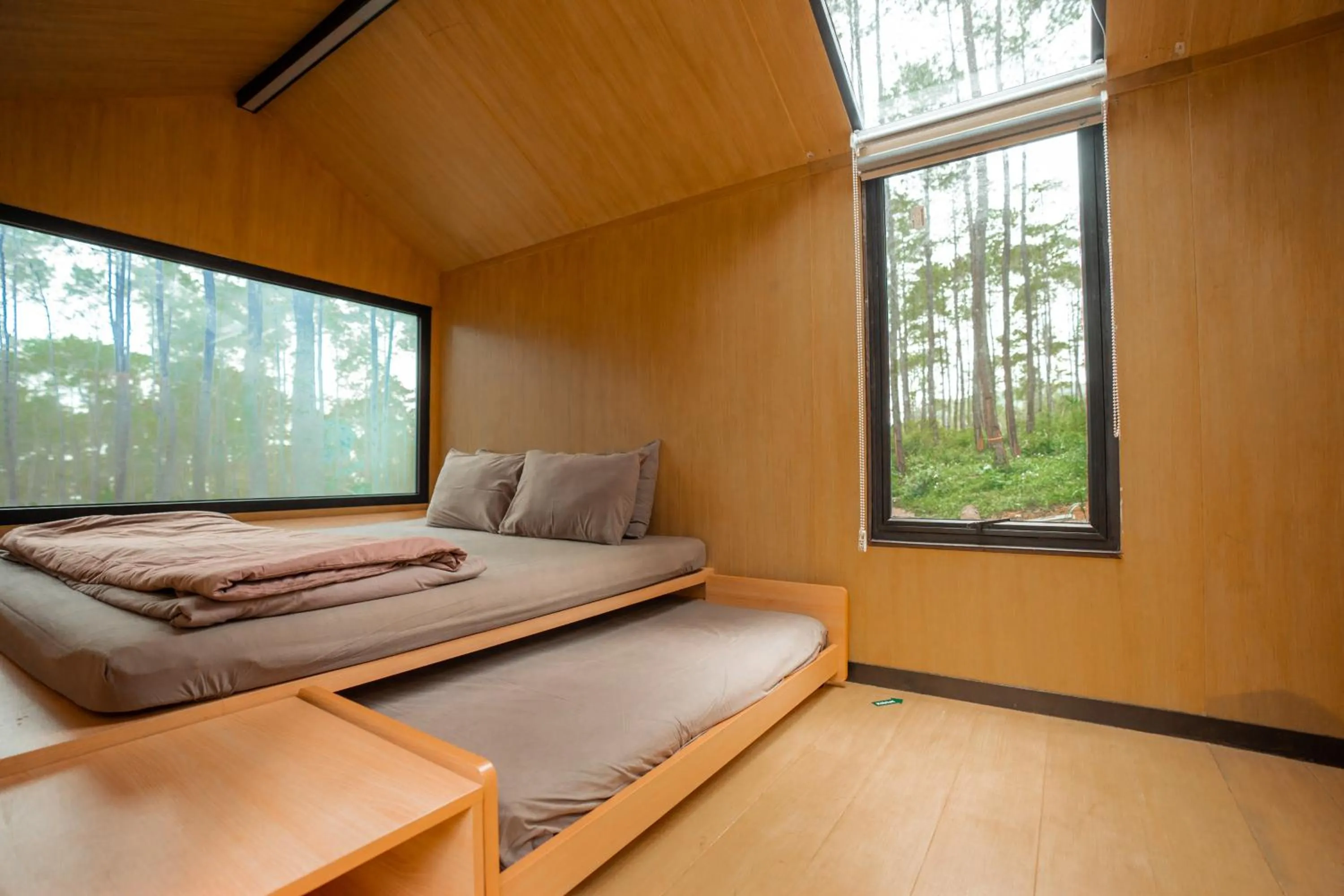 Bed in Bobocabin Cikole, Bandung