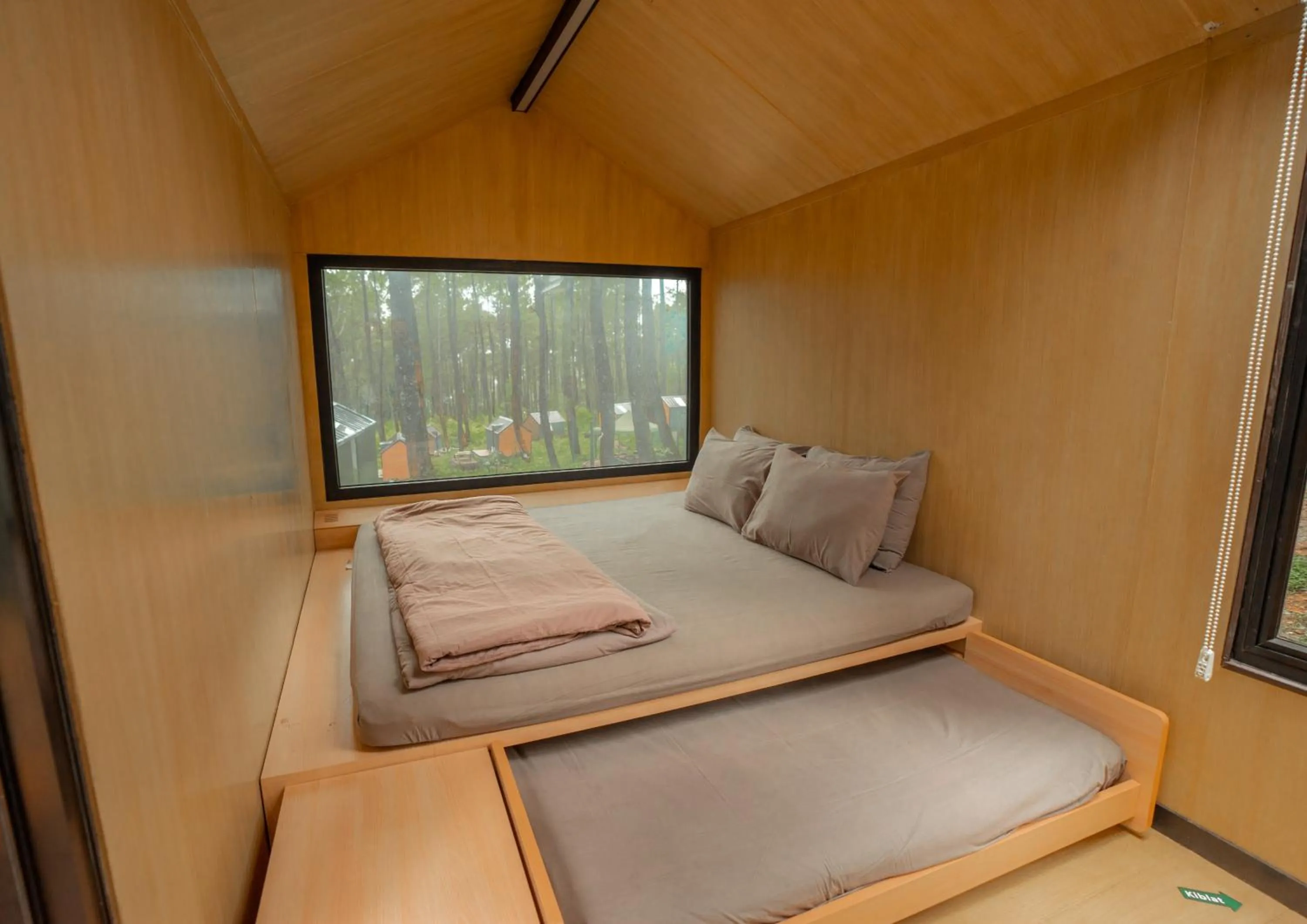 Bed in Bobocabin Cikole, Bandung