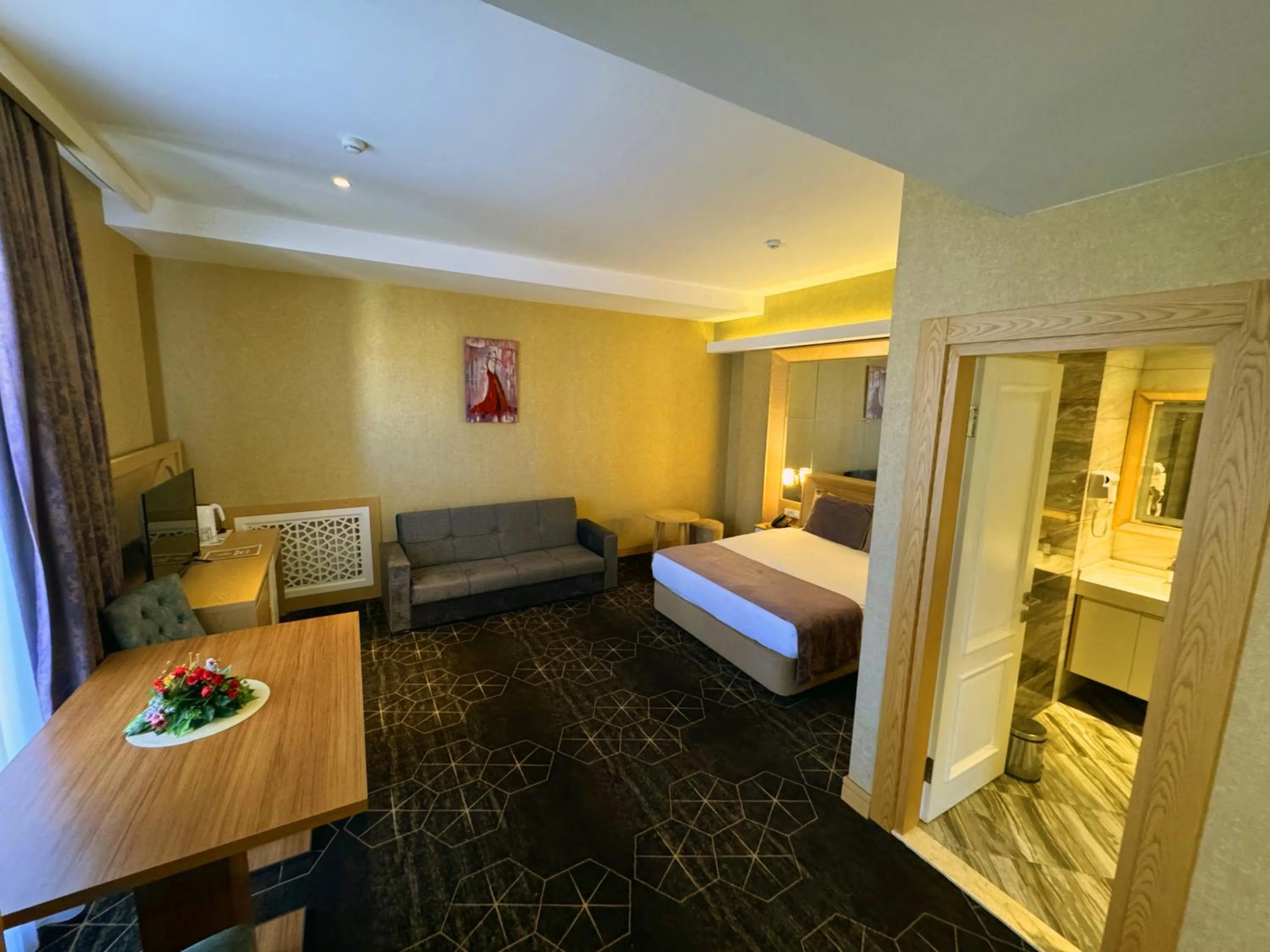 View (from property/room), Bed in Regal Inn Badamdar Hotel