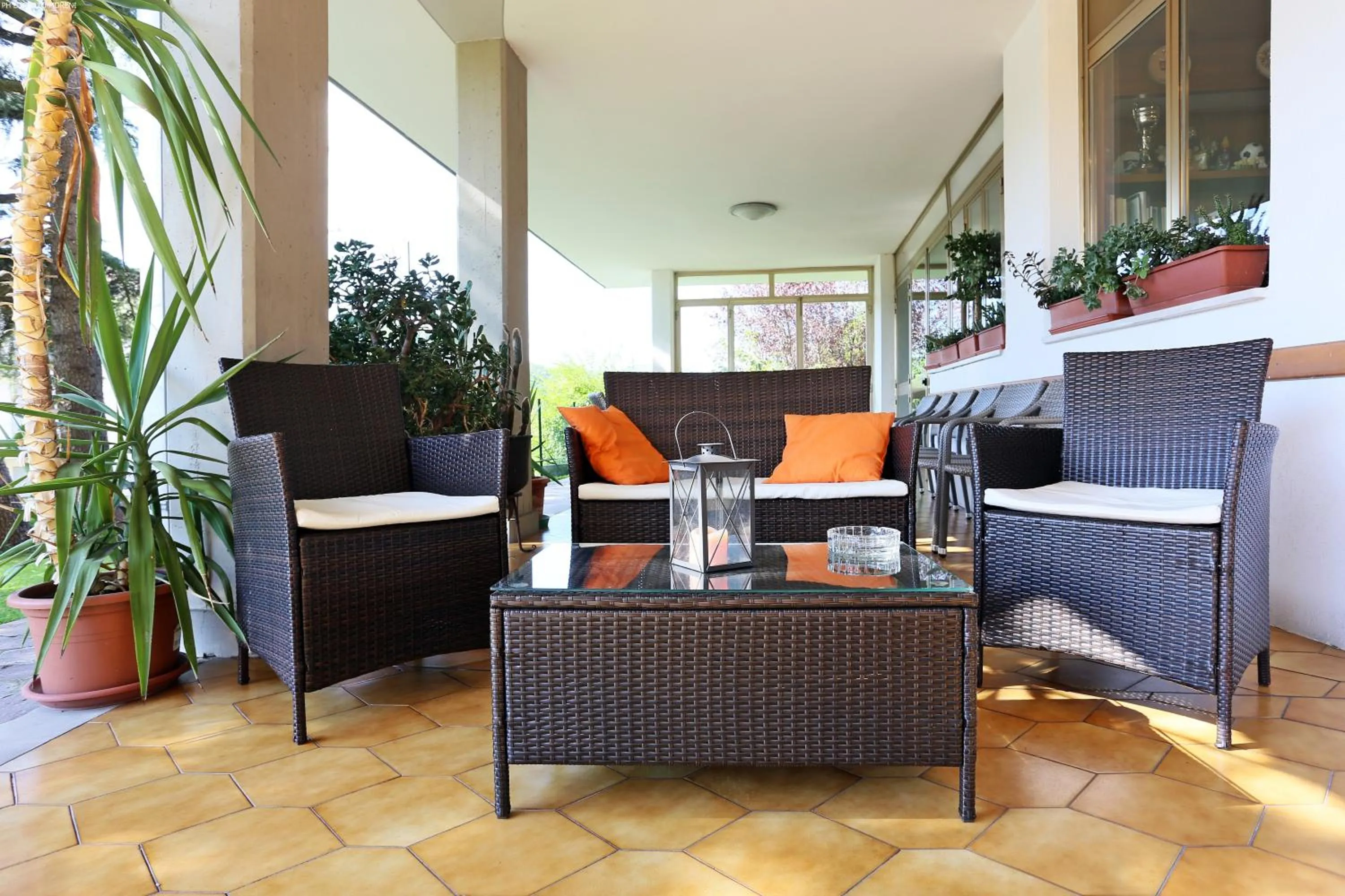 Patio in Hotel Astoria