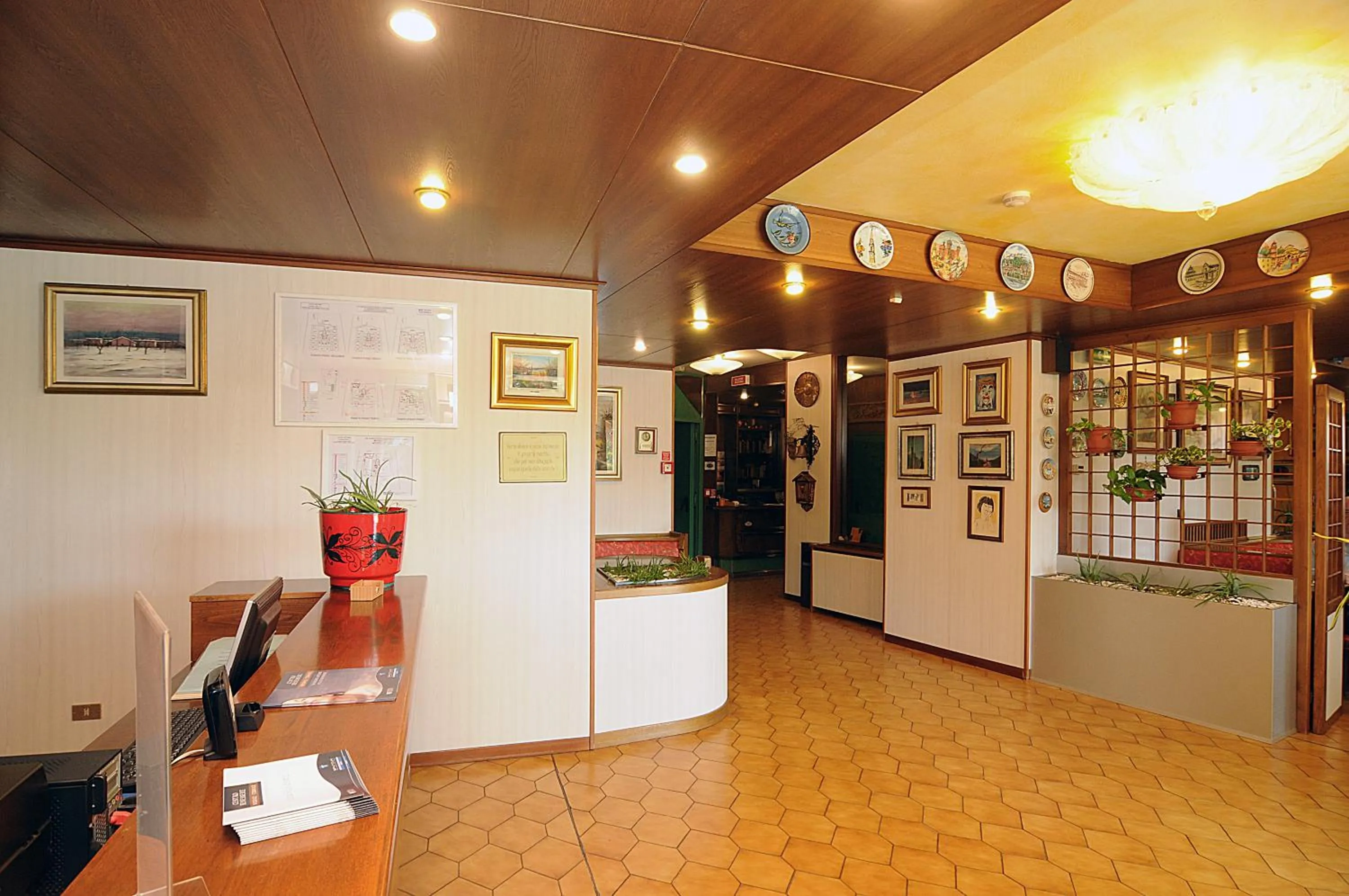 Lobby or reception in Hotel Astoria