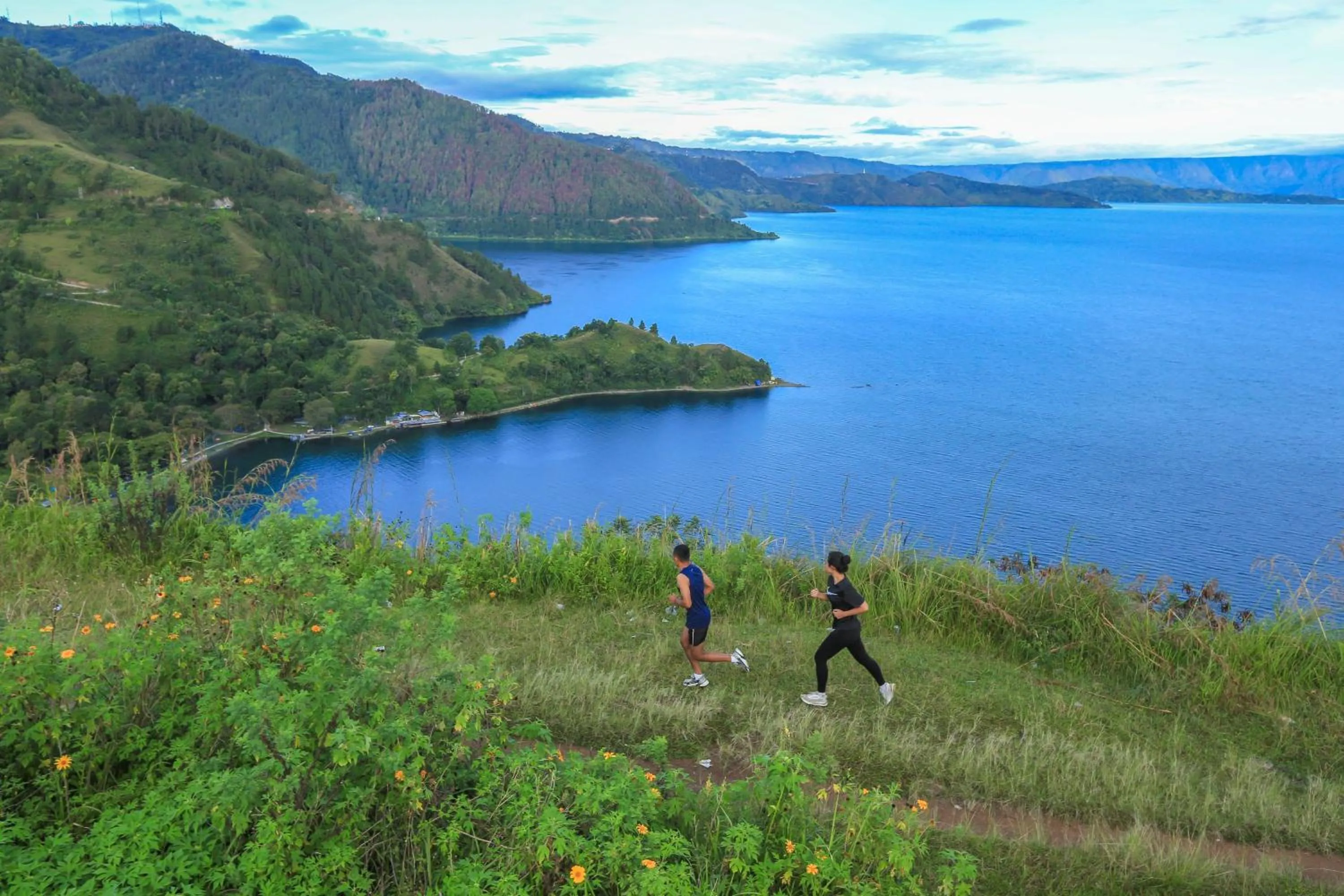 Natural landscape in Damar Toba