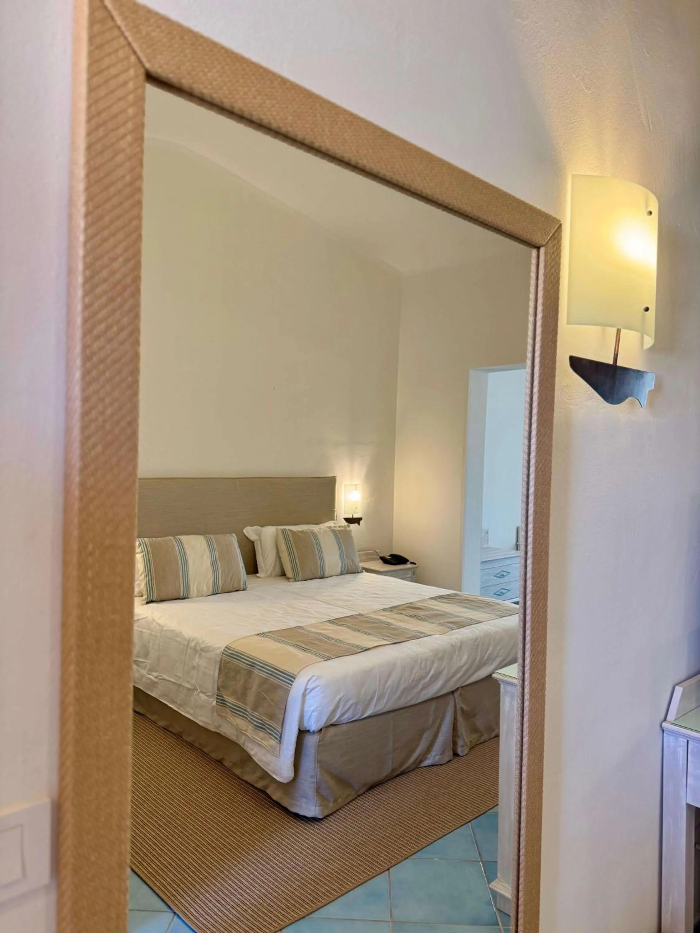 Bed in Hotel Sa Pedra