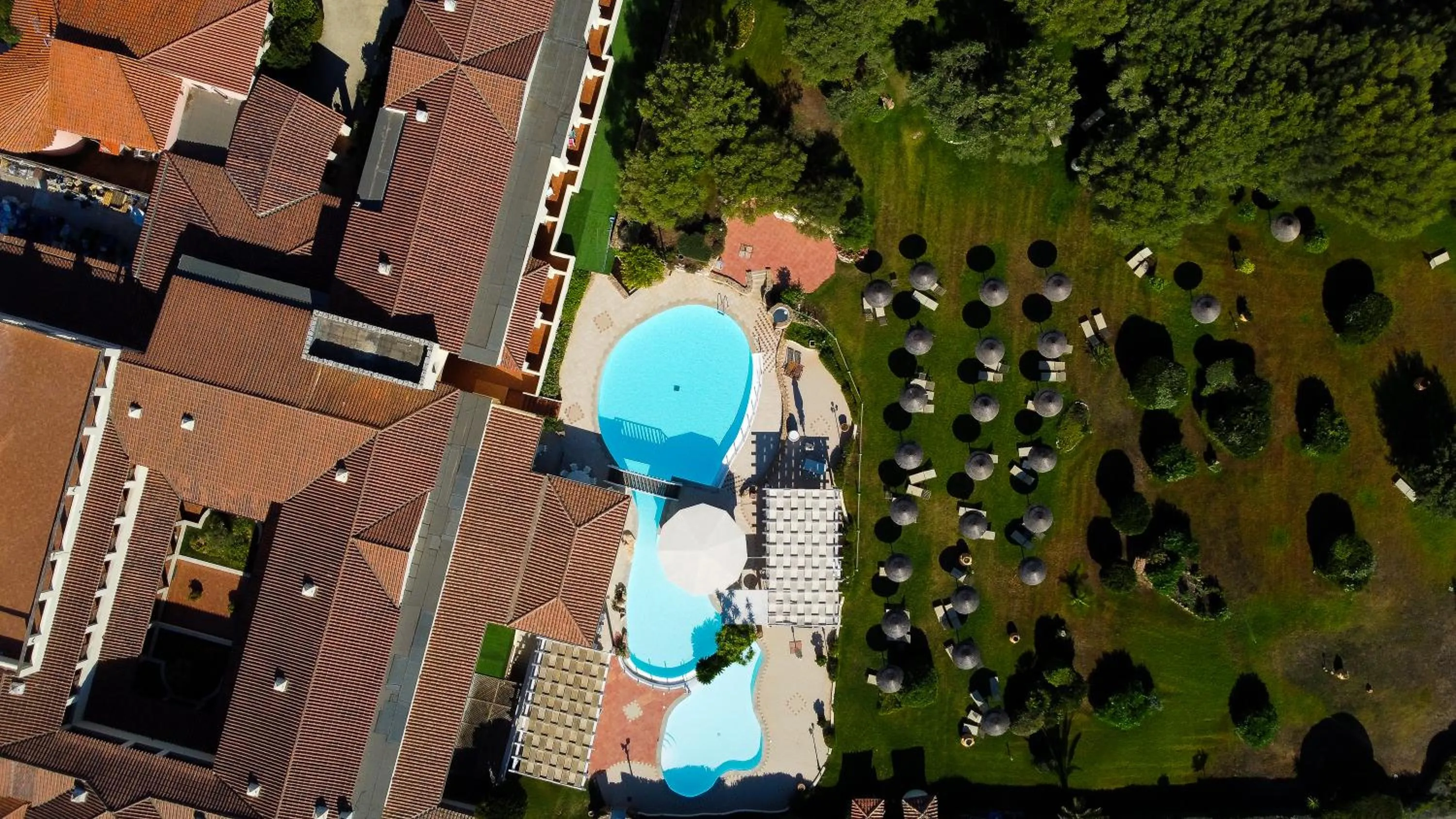 Bird's eye view in Hotel Sa Pedra