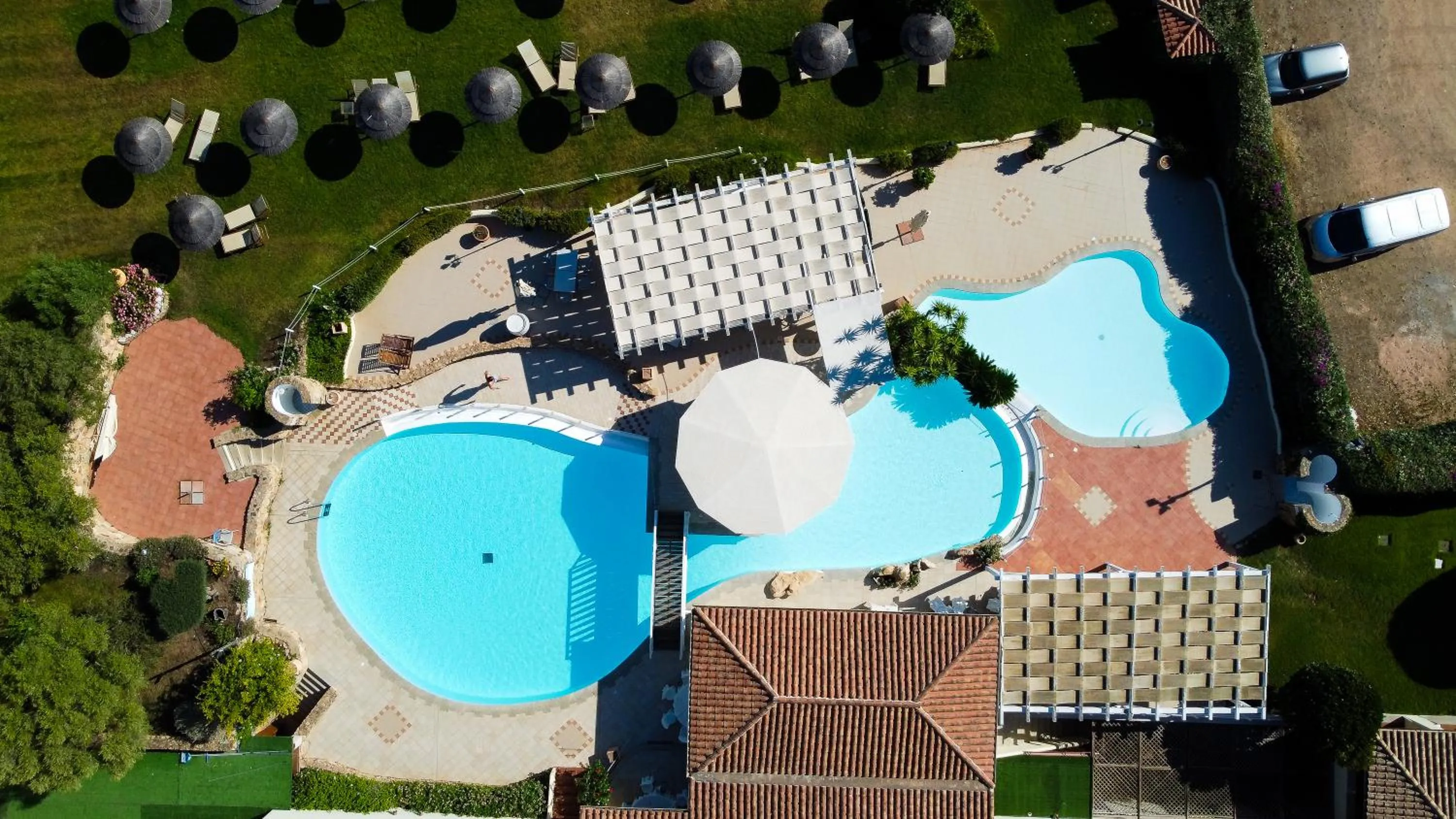 Bird's eye view in Hotel Sa Pedra