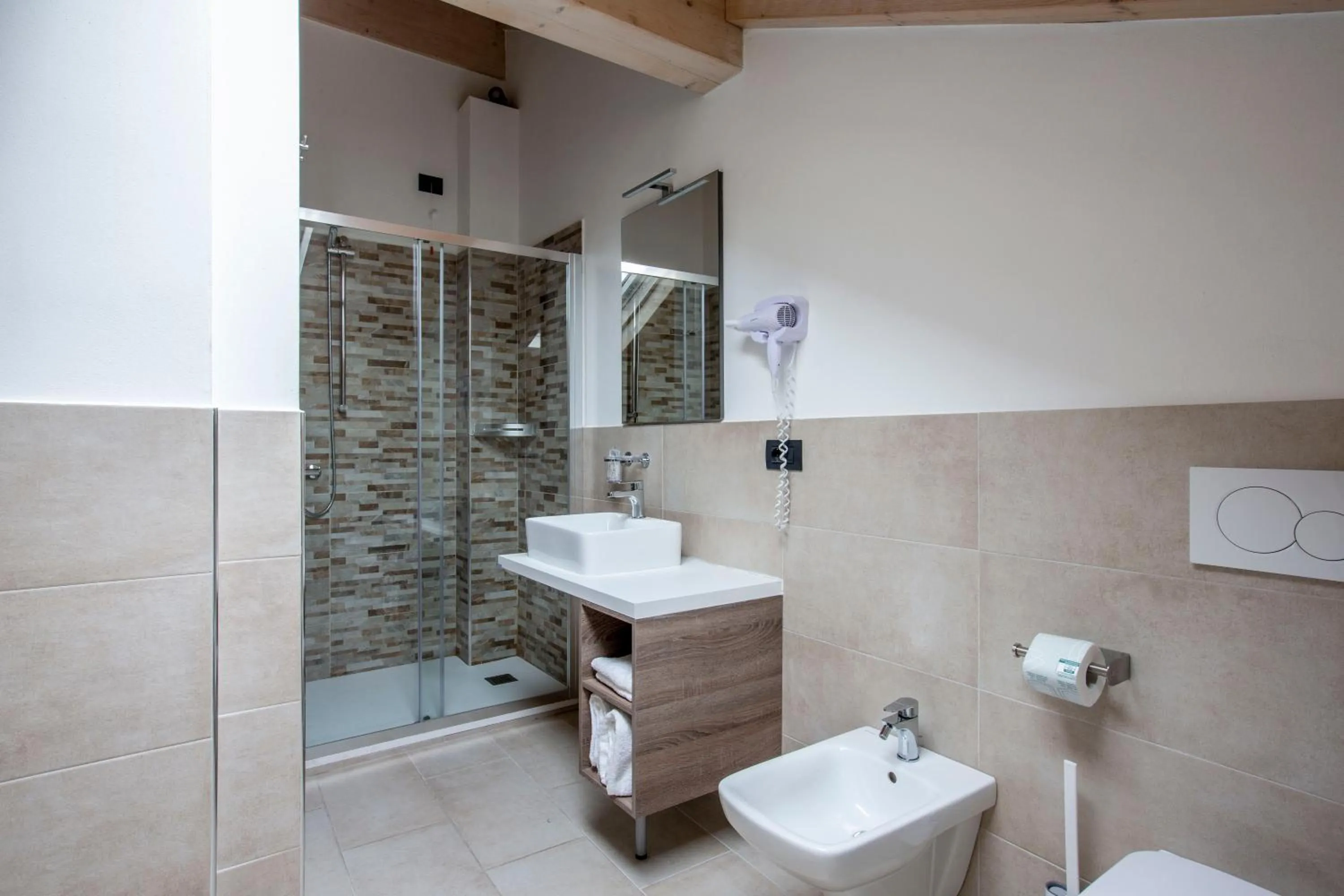 Bathroom in Il B&B di PIAZZA MOTTA