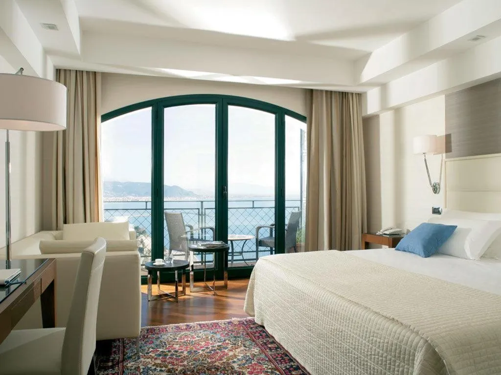 Balcony/Terrace, Bed in Hotel Raito Wellness & SPA