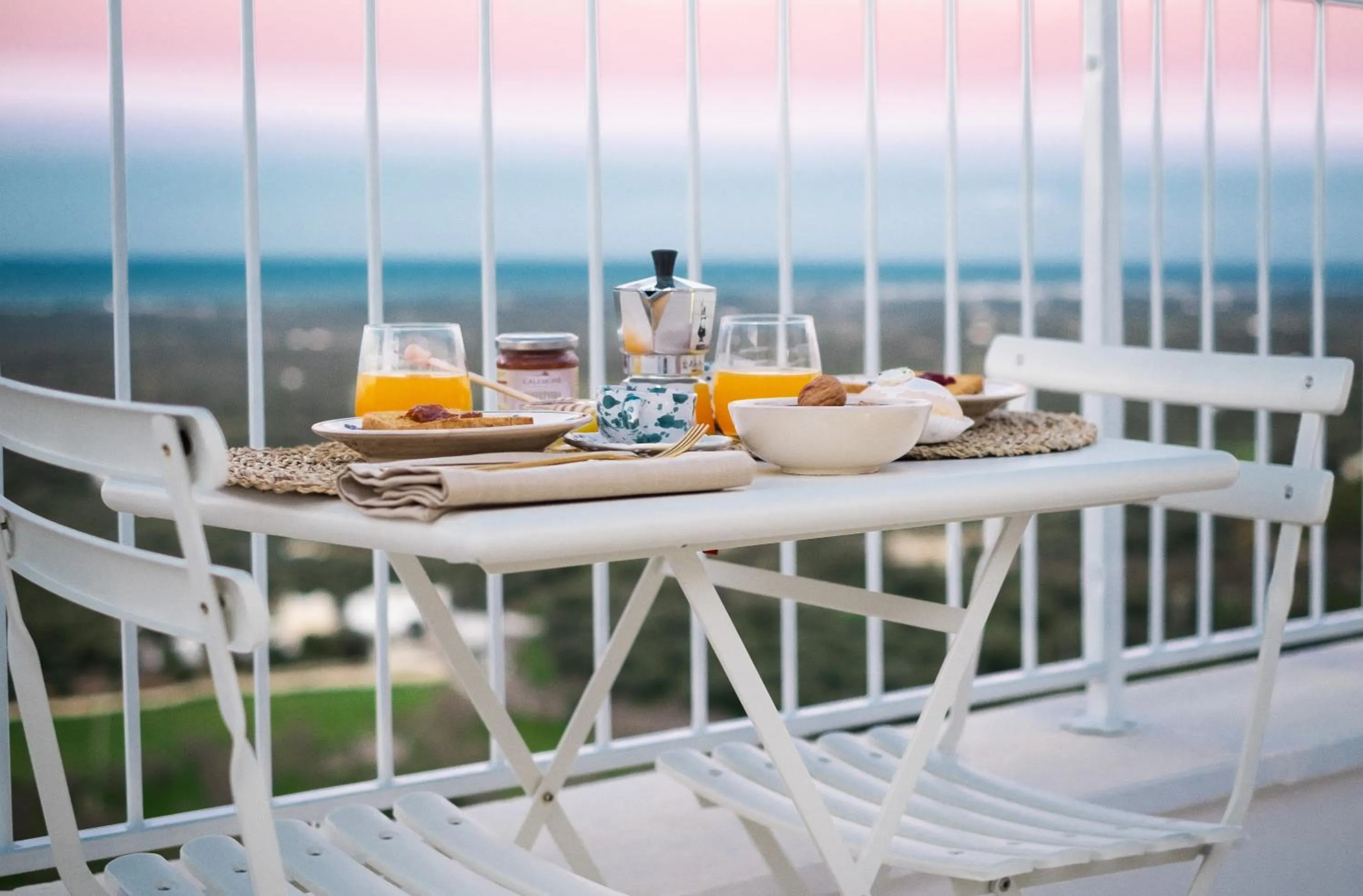 View (from property/room) in BELLE HOME OSTUNI vasca vista mare