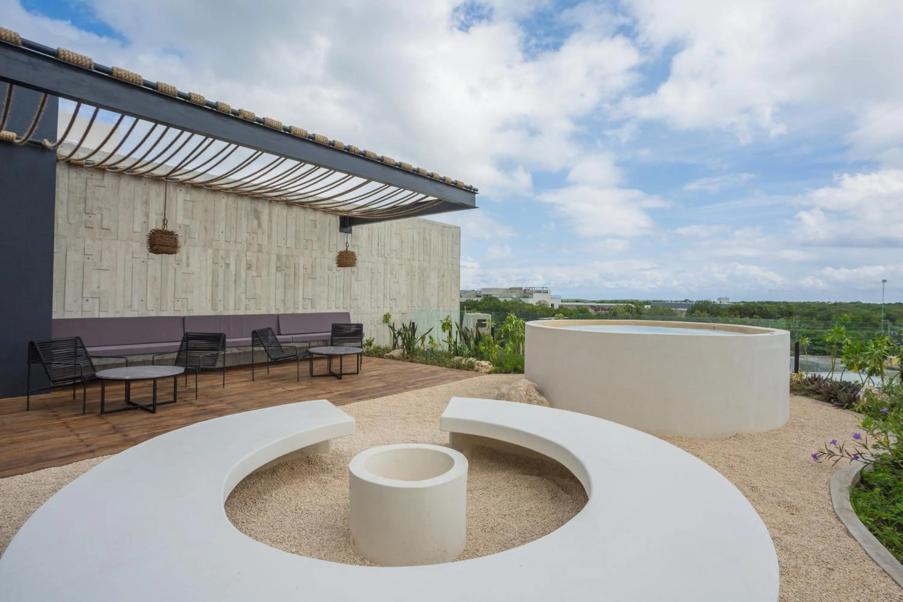 Hot Tub in IIK Tulum Luxury Condo by Spot Rentals