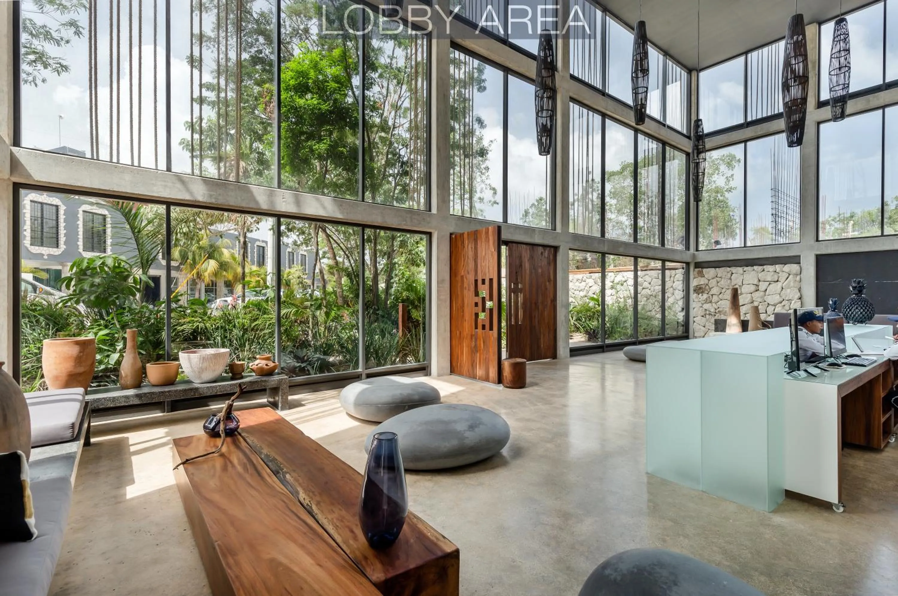 Lobby or reception in IIK Tulum Luxury Condo by Spot Rentals