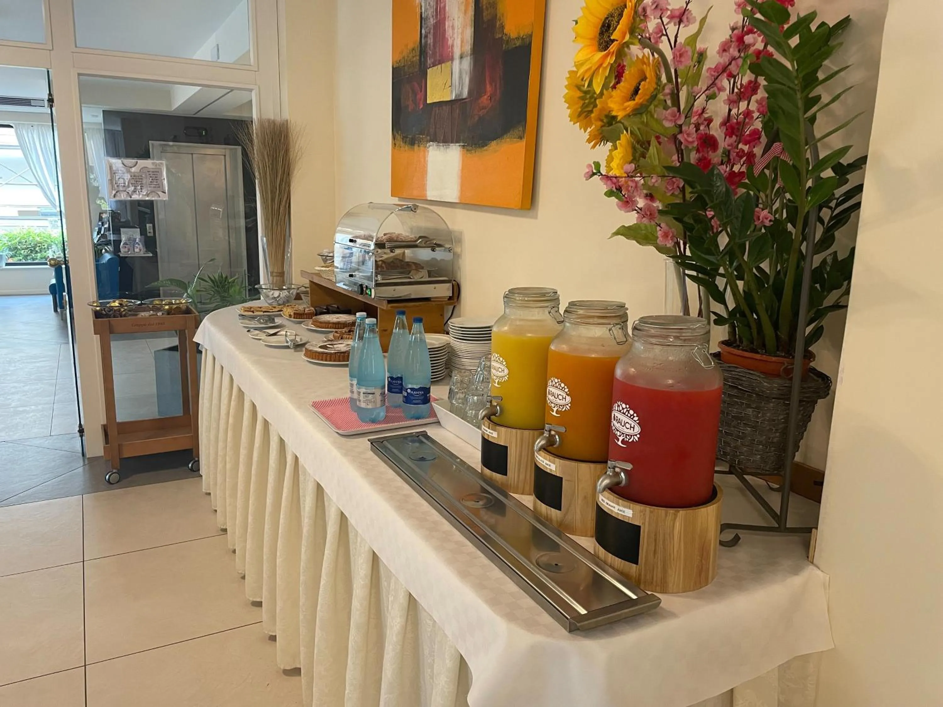 Buffet breakfast in Hotel Gardesana