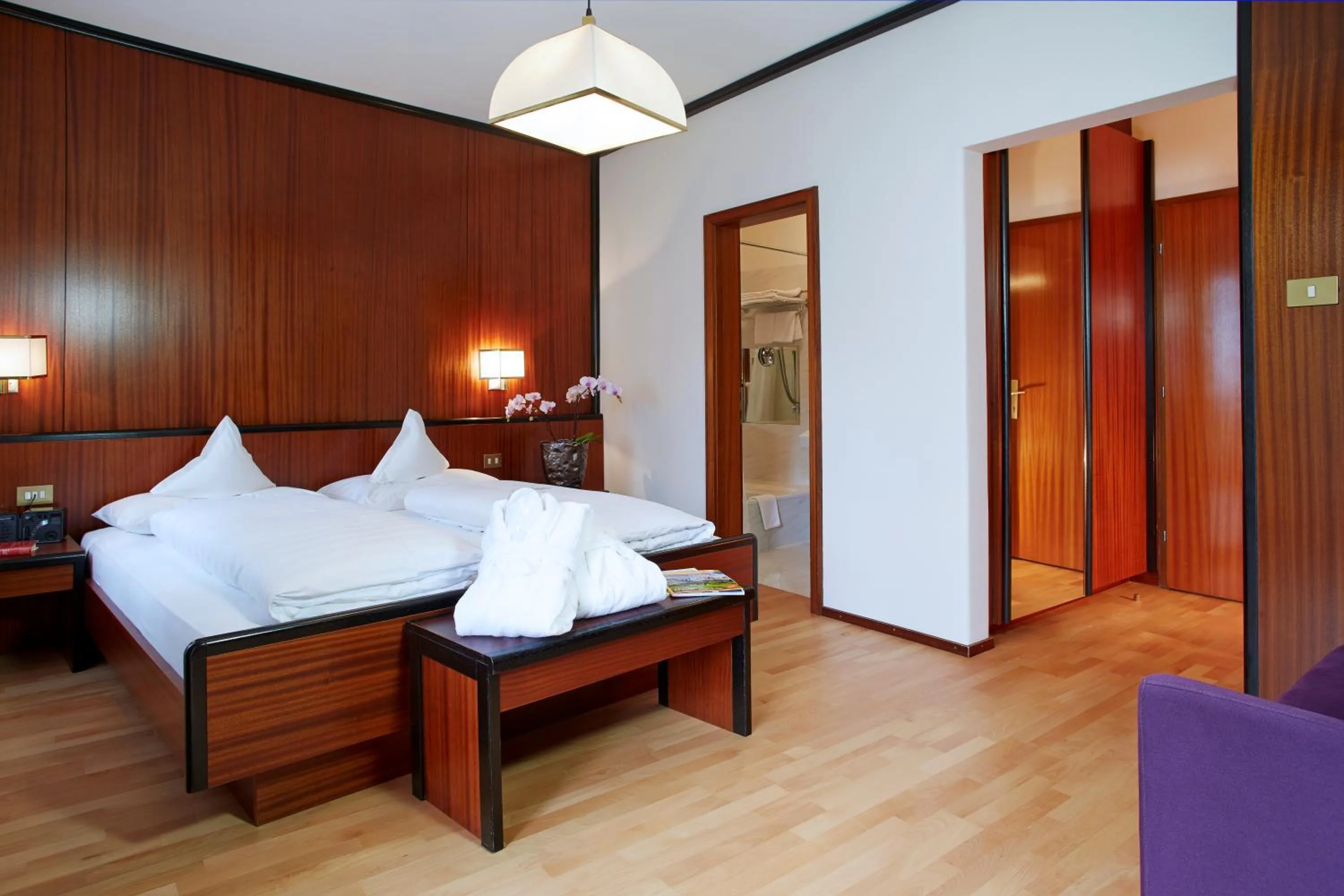 Bed in Hotel Juliane