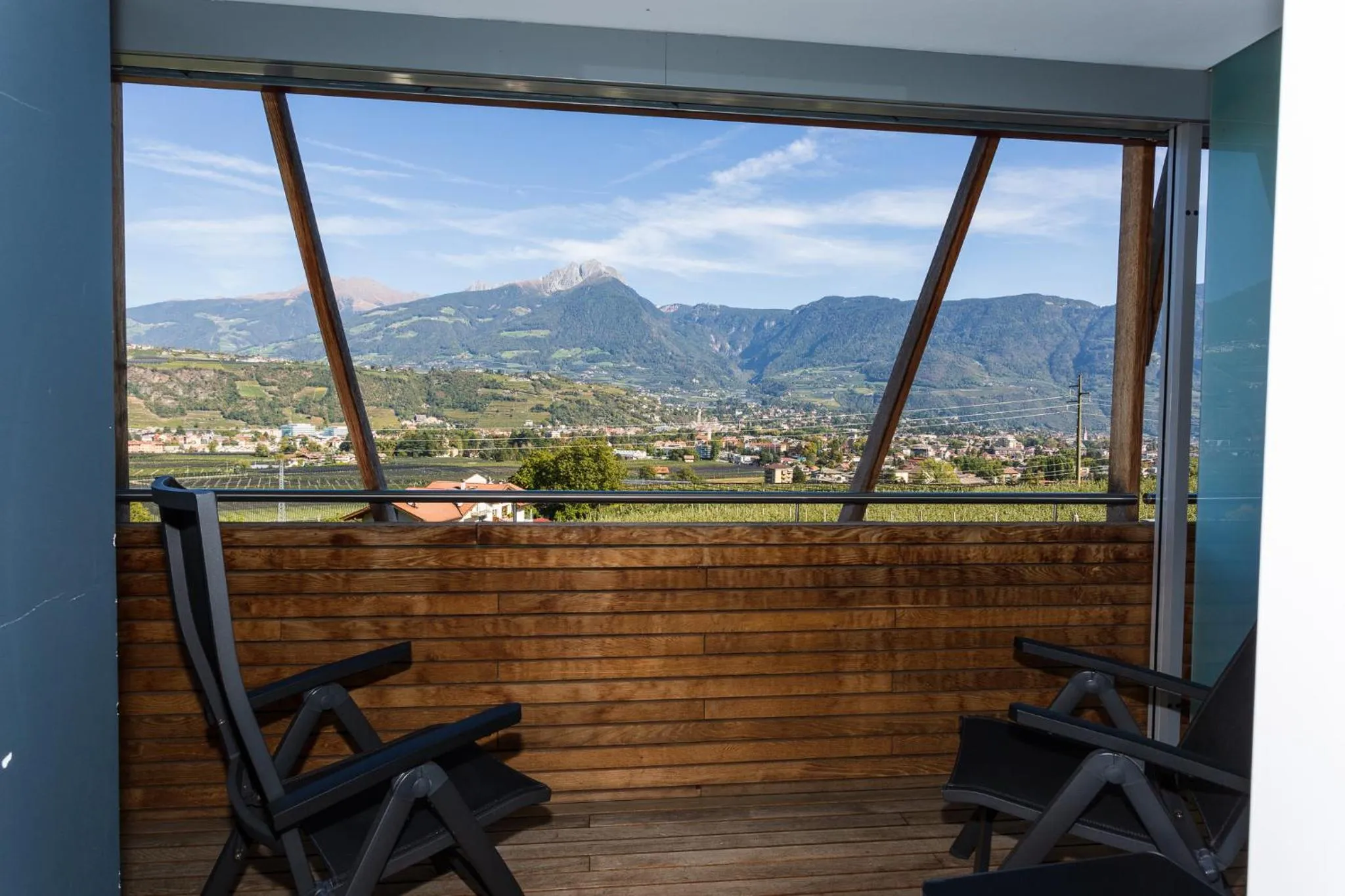 Balcony/Terrace in Bio & Wellnesshotel Pazeider - Healing Garden above Meran