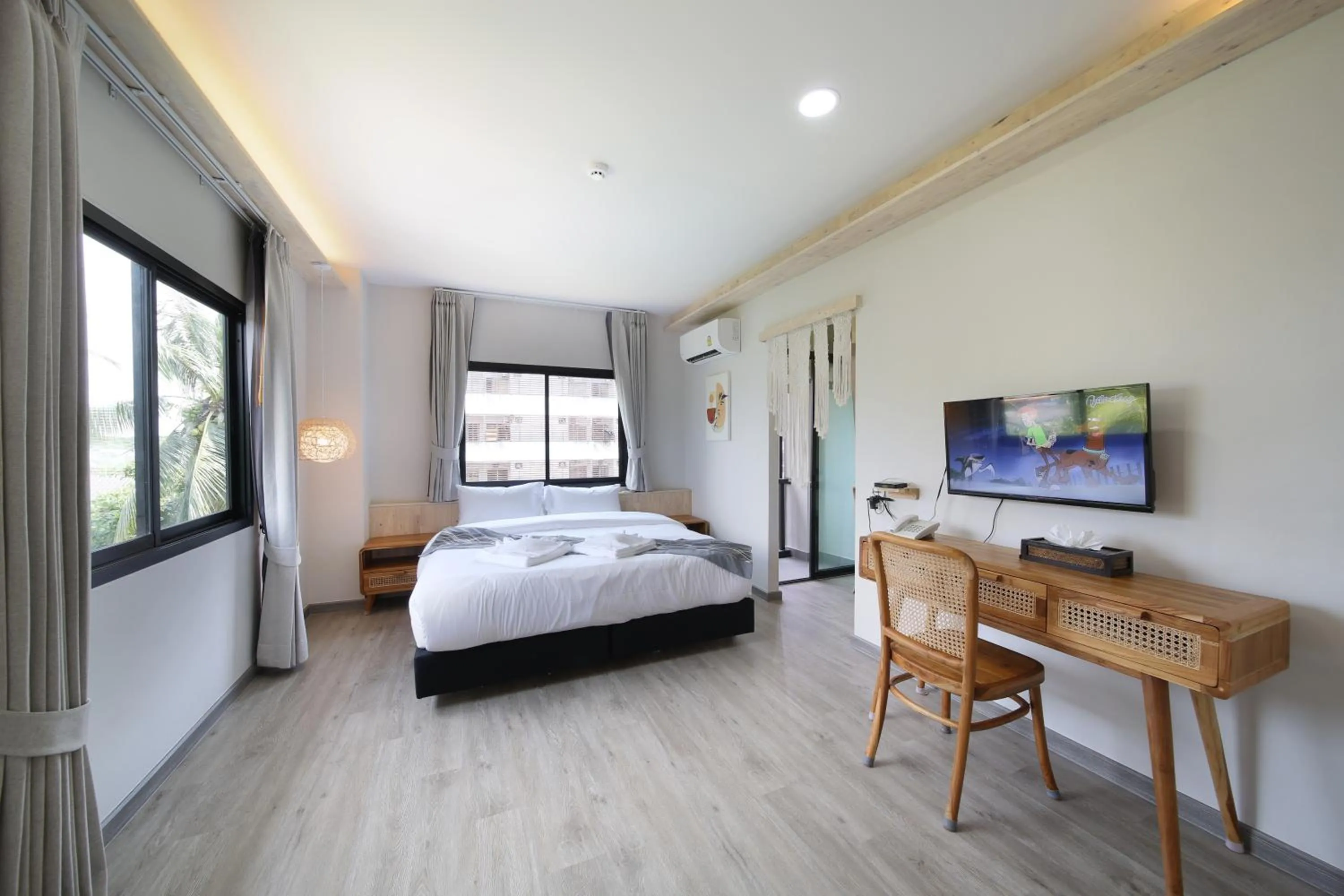 Bed in The Wood Pattani Hotel