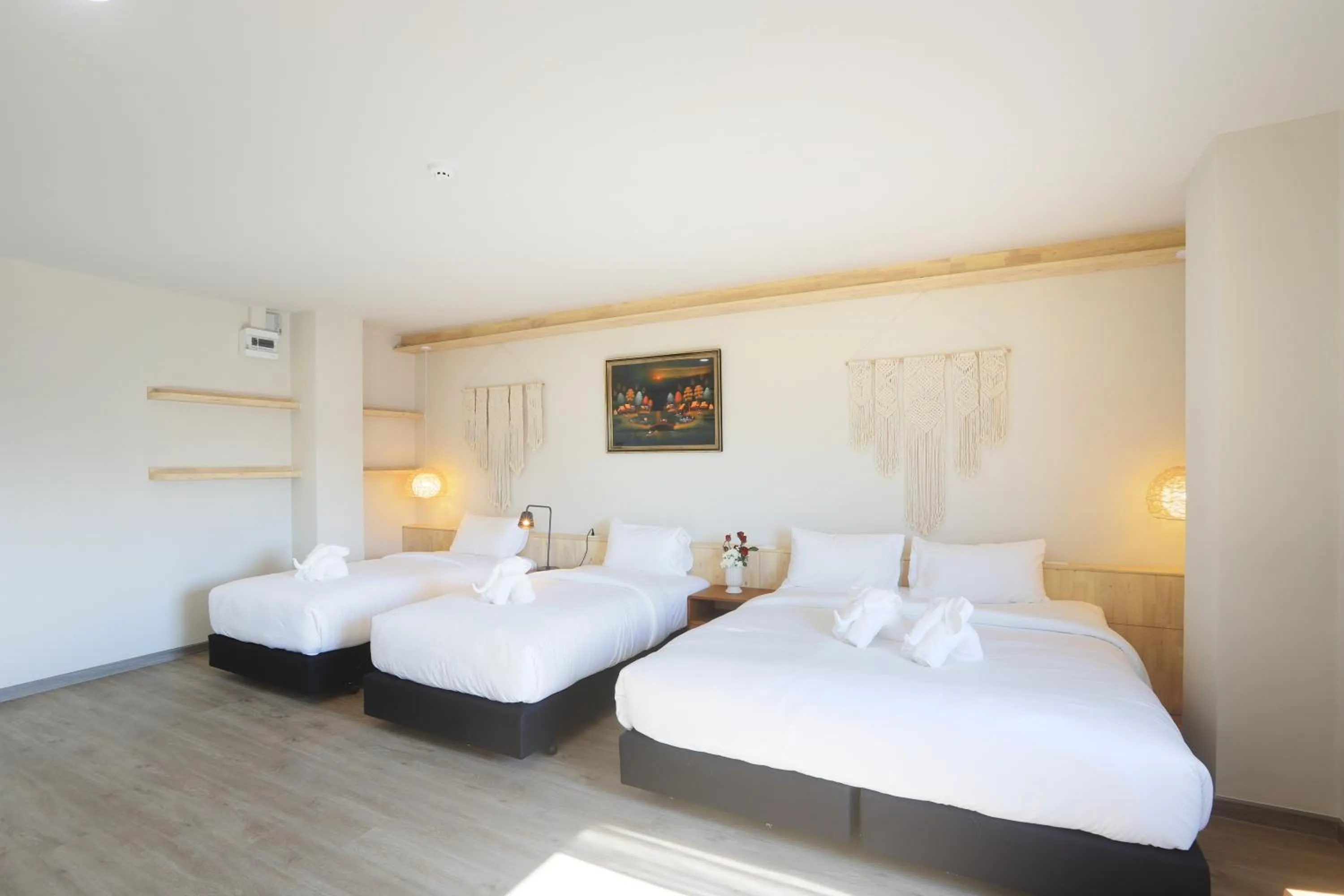 Bed in The Wood Pattani Hotel