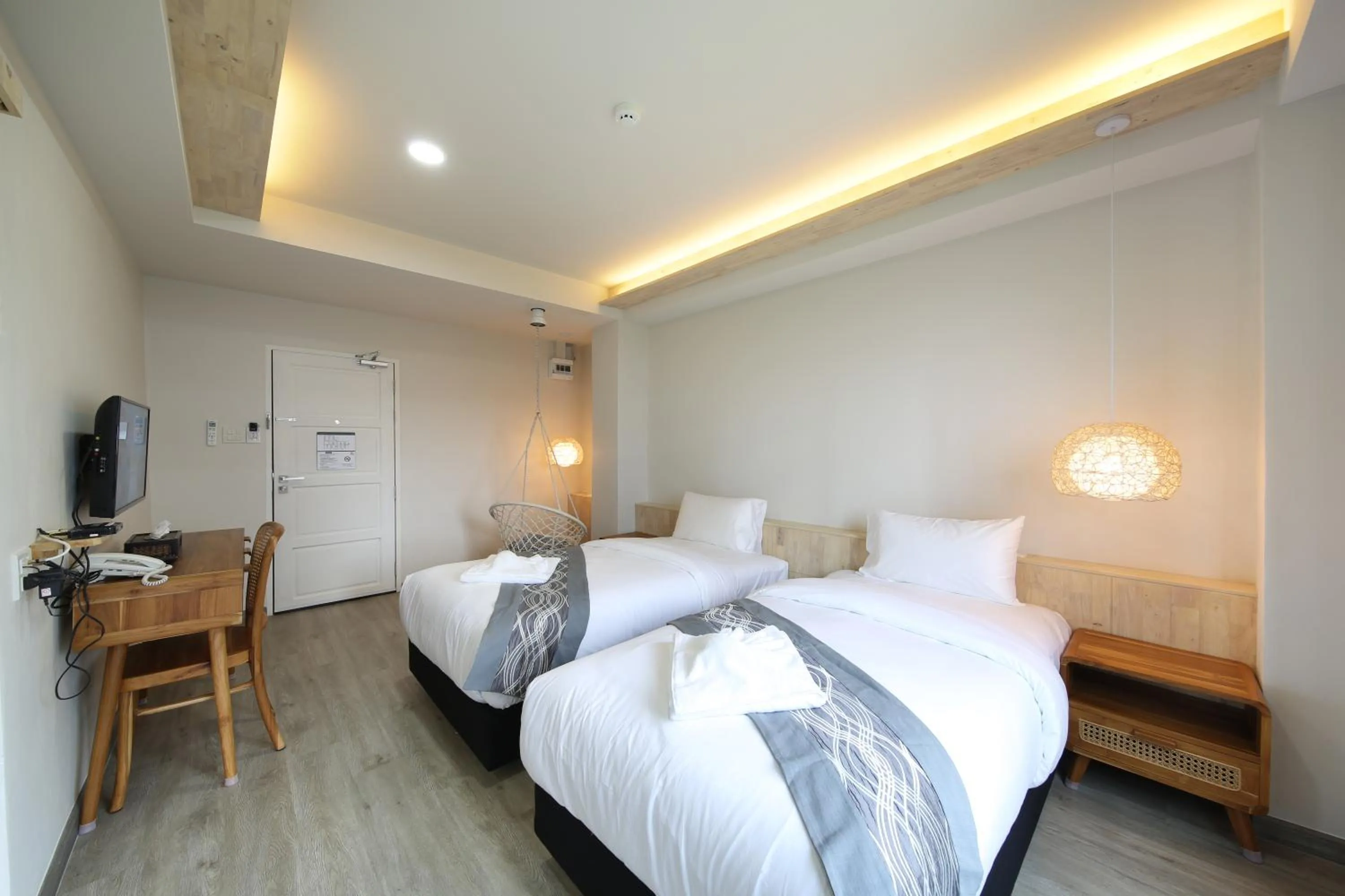 Bed in The Wood Pattani Hotel