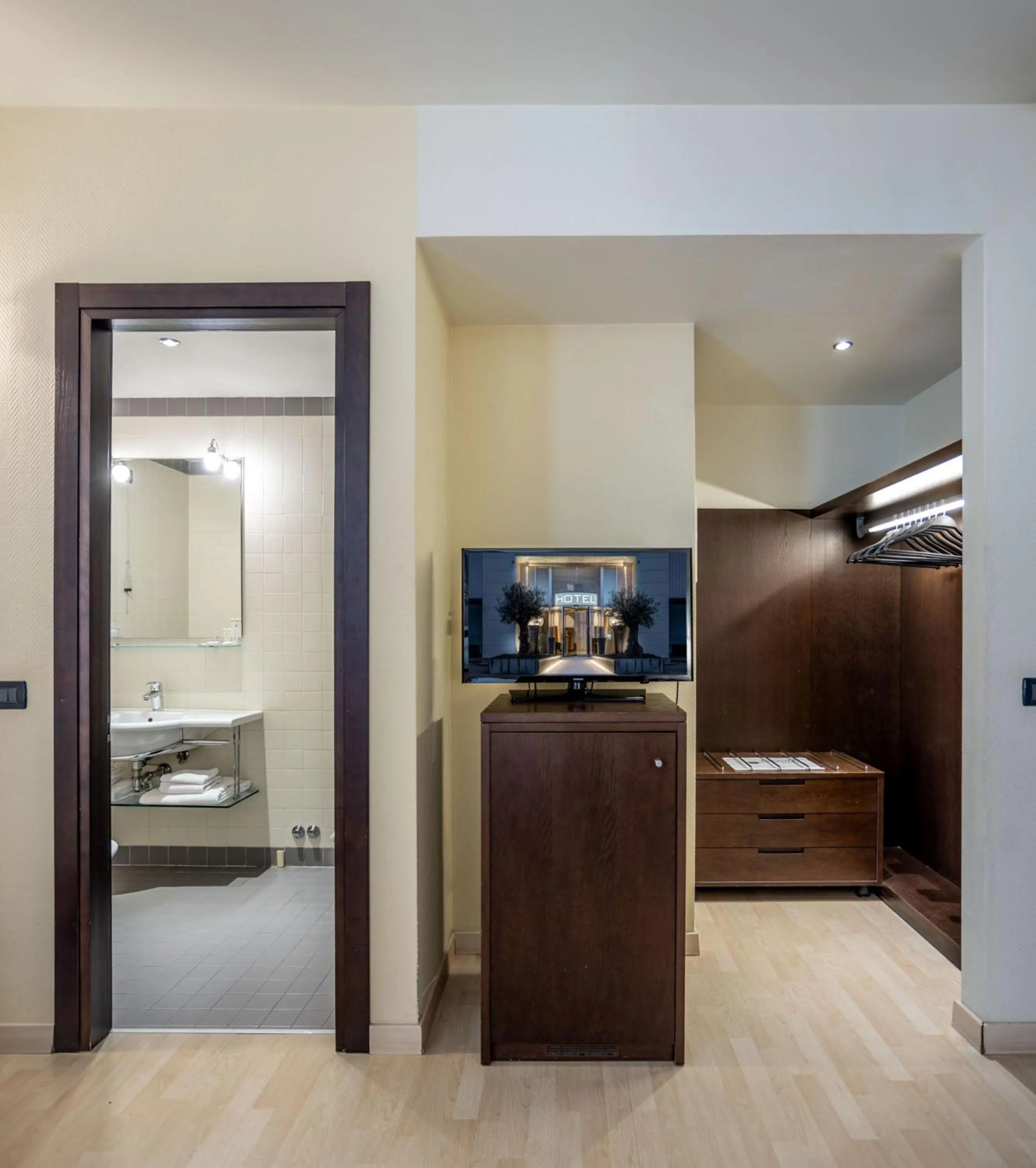 Bedroom in Stadio Hotel