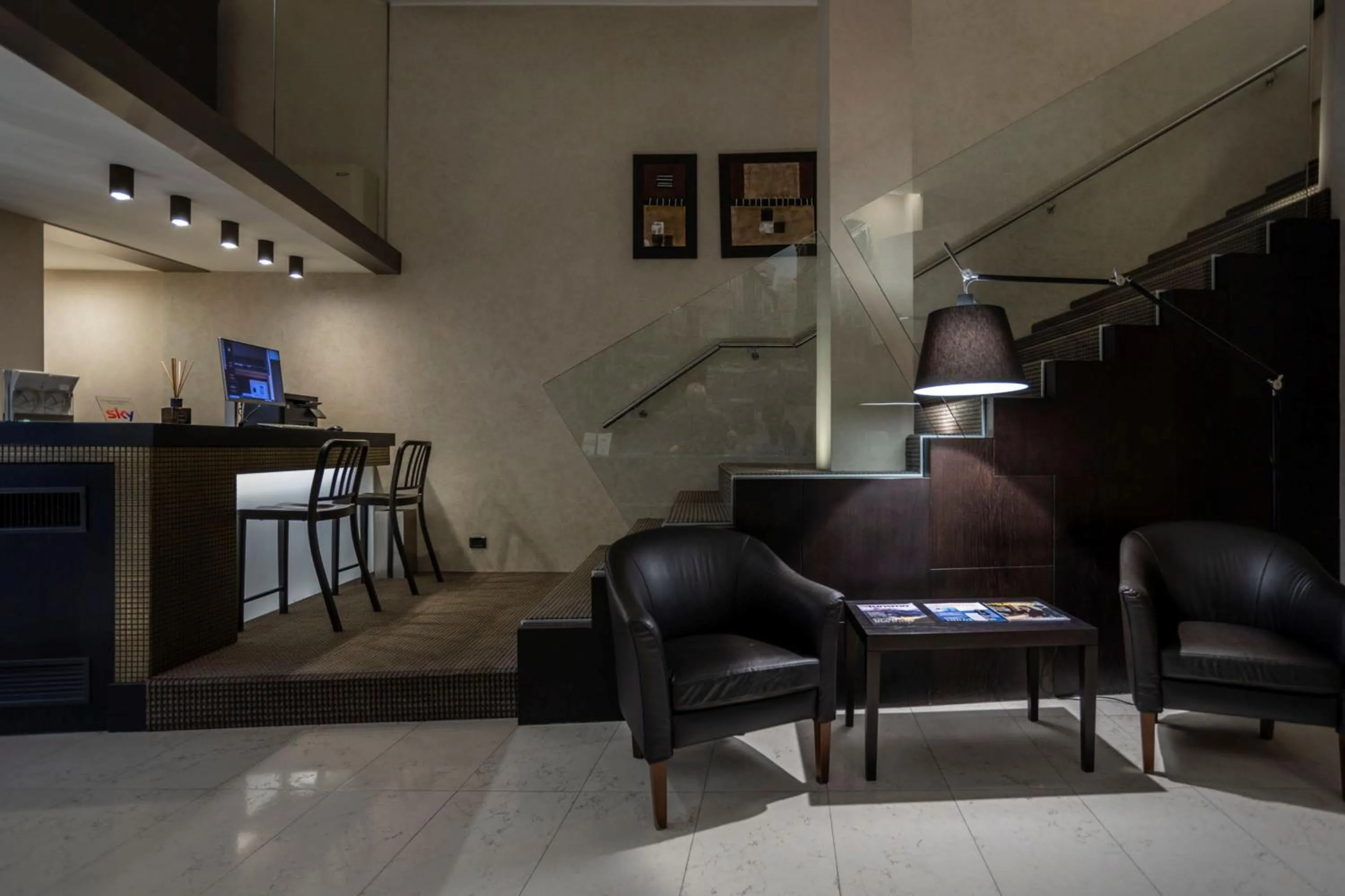 Seating area in Stadio Hotel