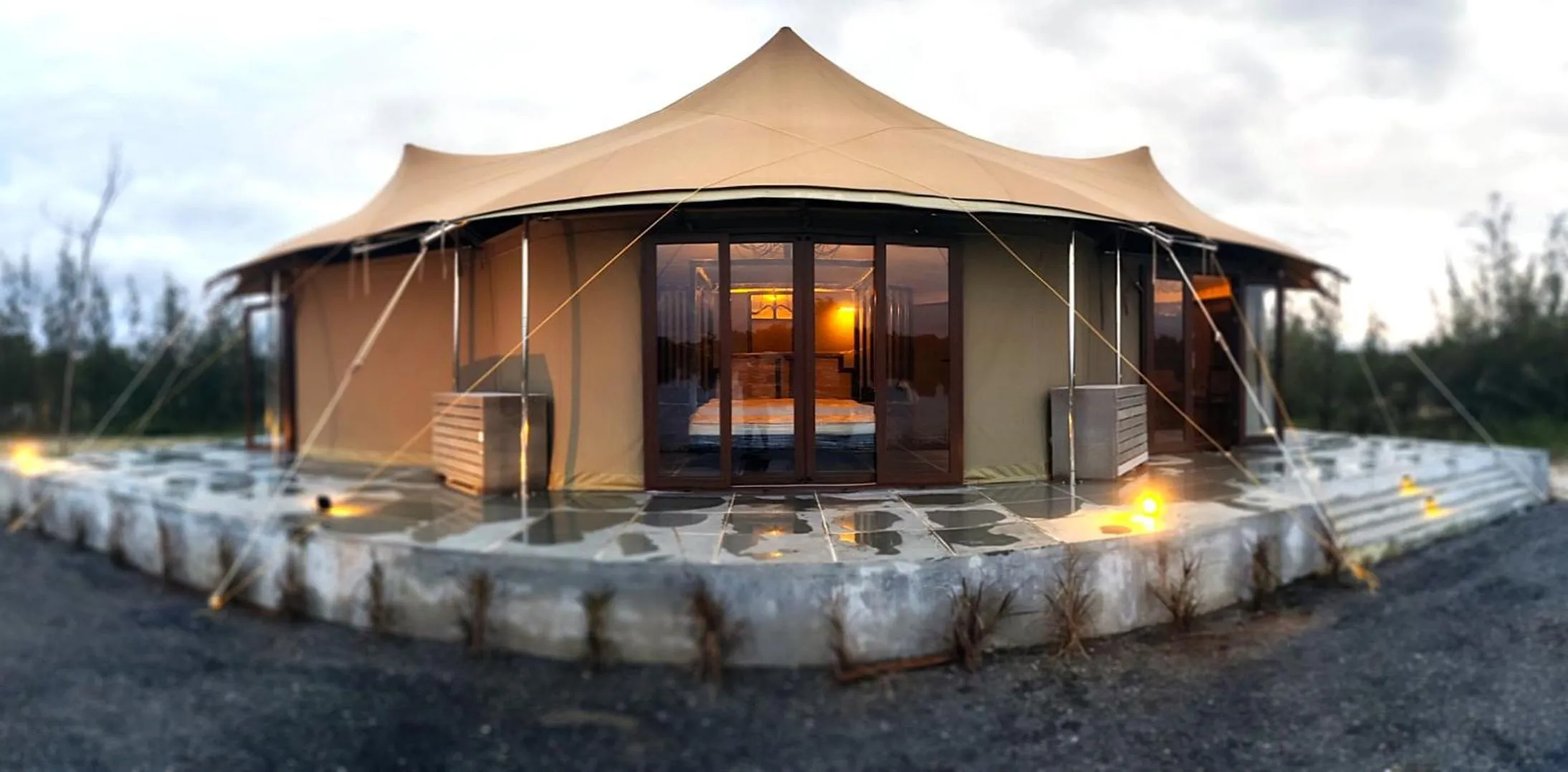Property building in The Alampara Resort - Luxury Boutique Glamping & Water sports