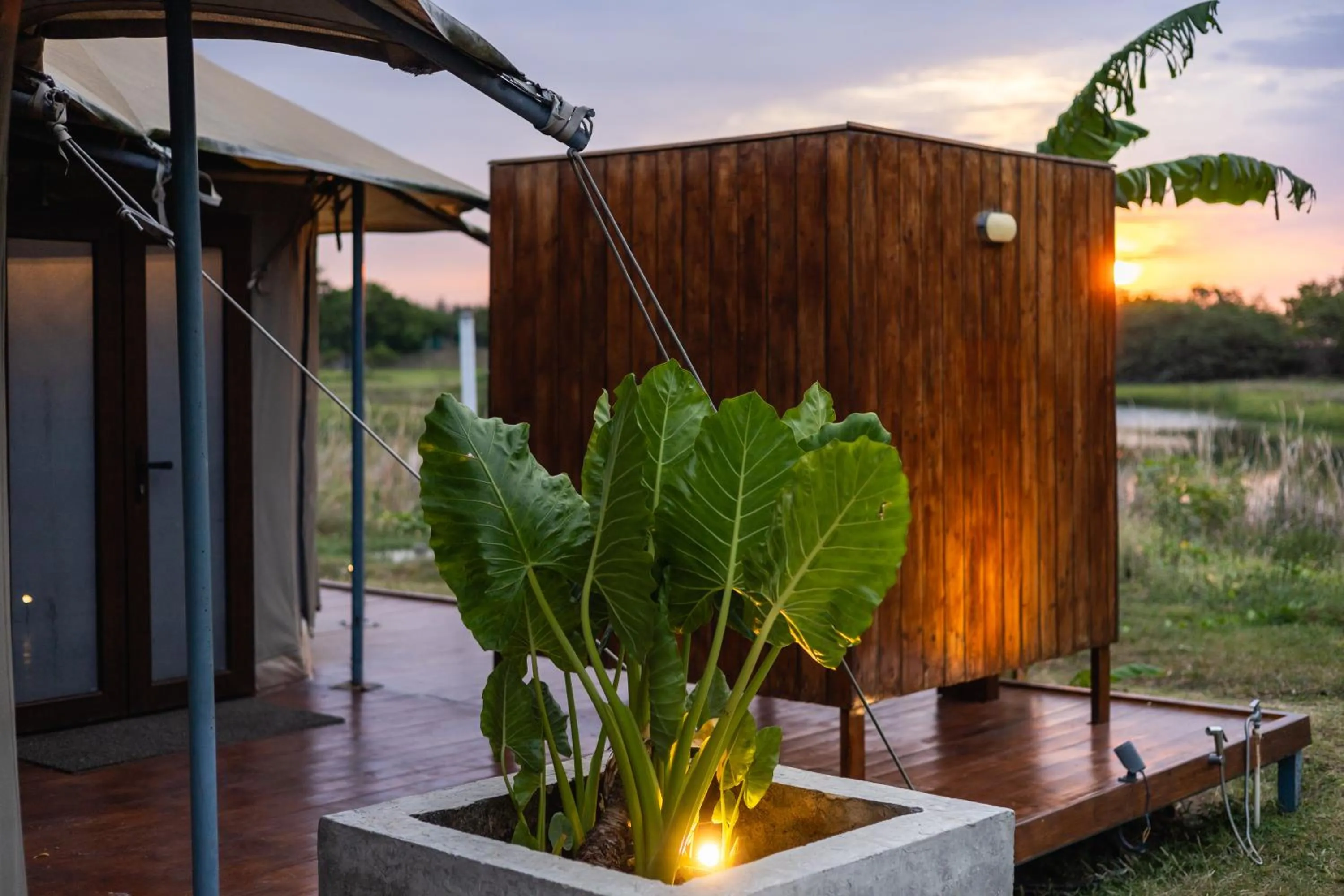 Open Air Bath in The Alampara Resort - Luxury Boutique Glamping & Water sports