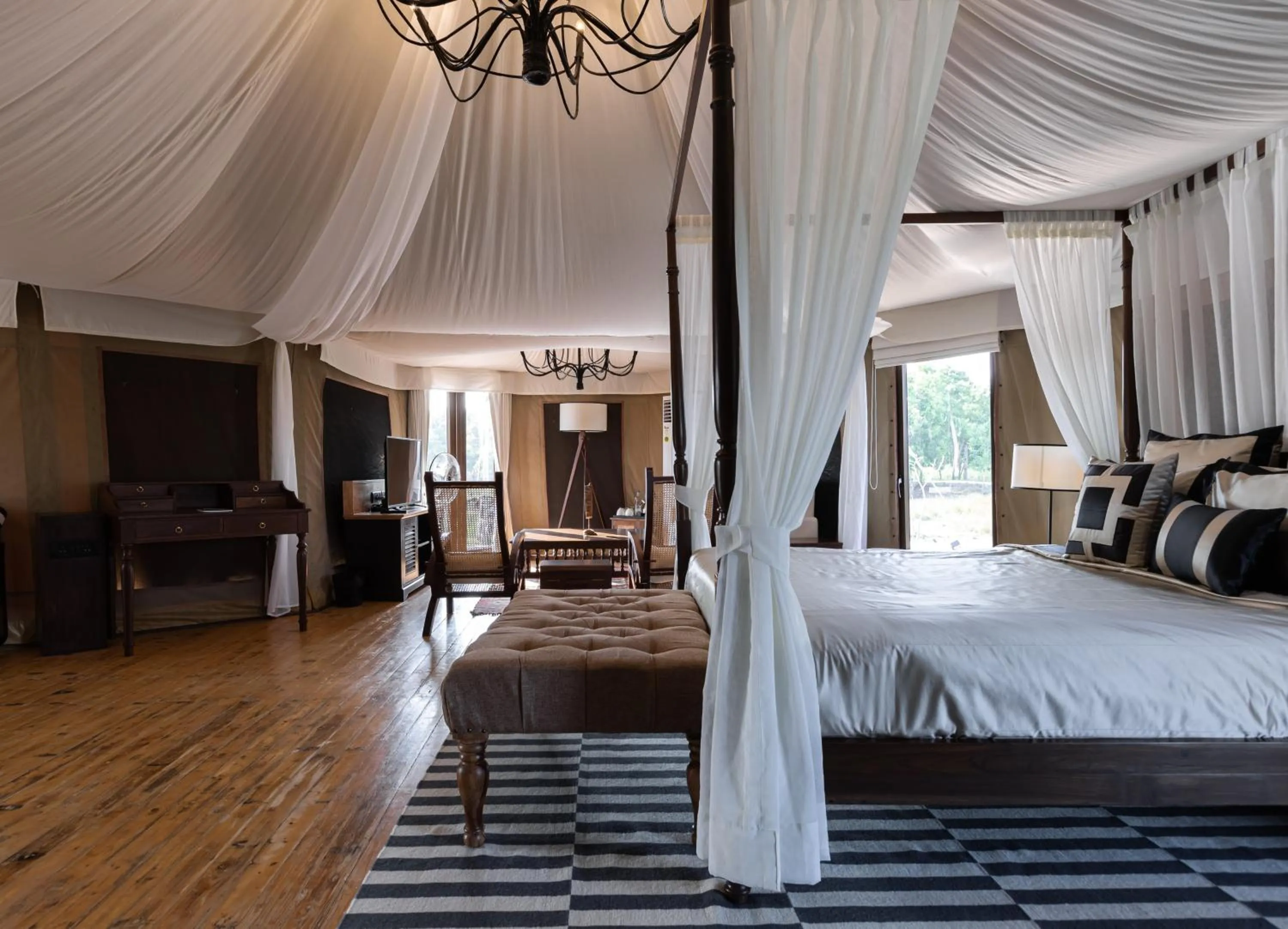 Bed in The Alampara Resort - Luxury Boutique Glamping & Water sports