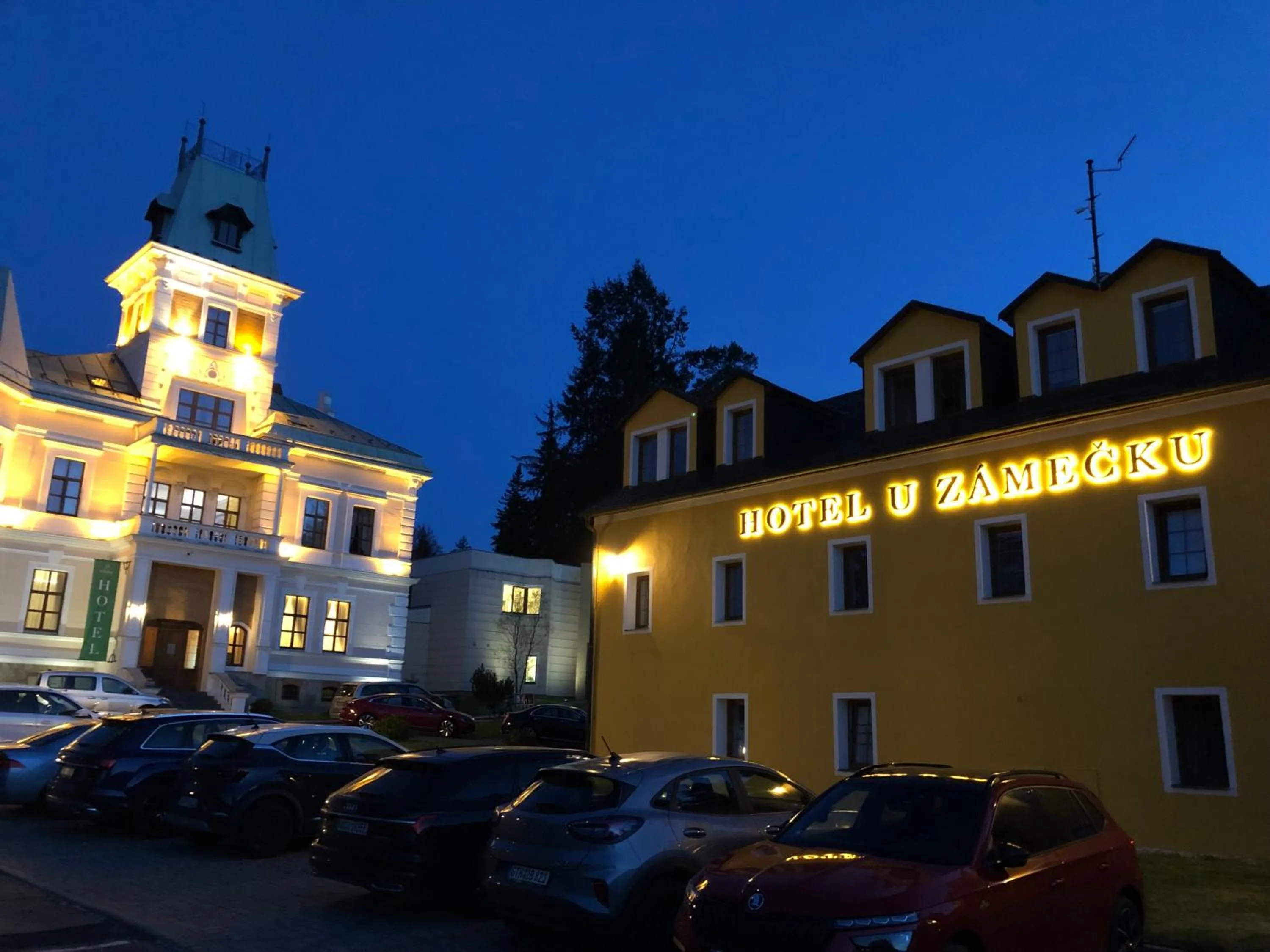 Property building in Hotel U Zámečku Cihelny