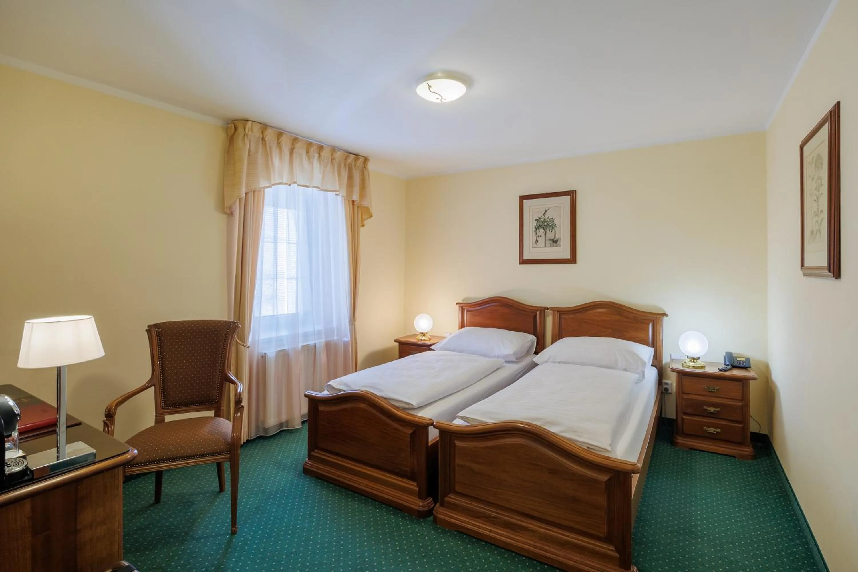 Bed in Hotel U Zámečku Cihelny