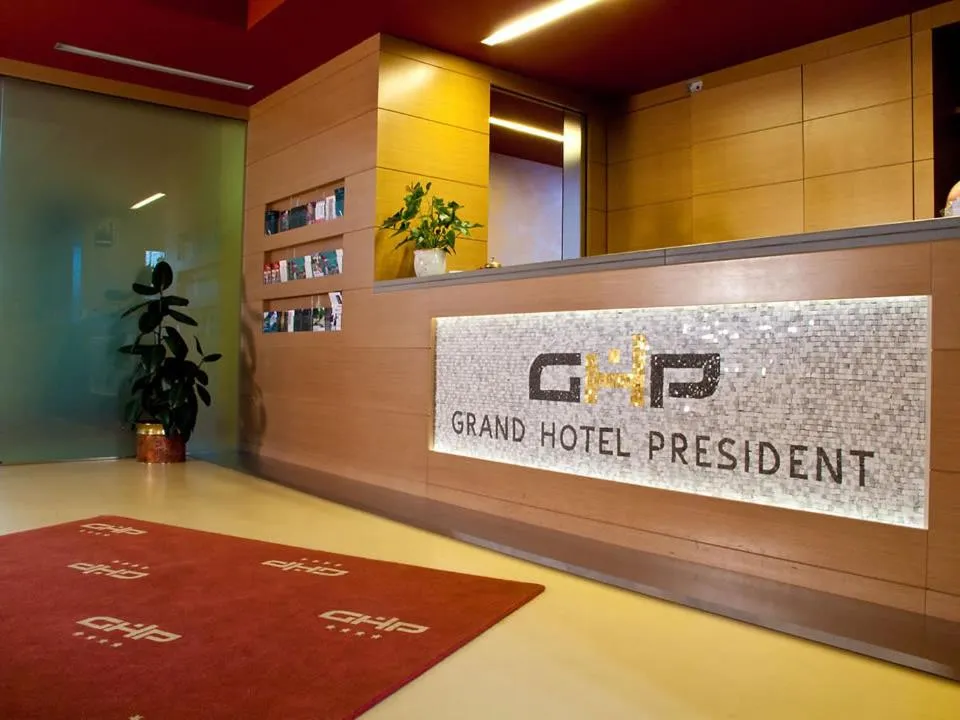 Lobby or reception in Grand Hotel President