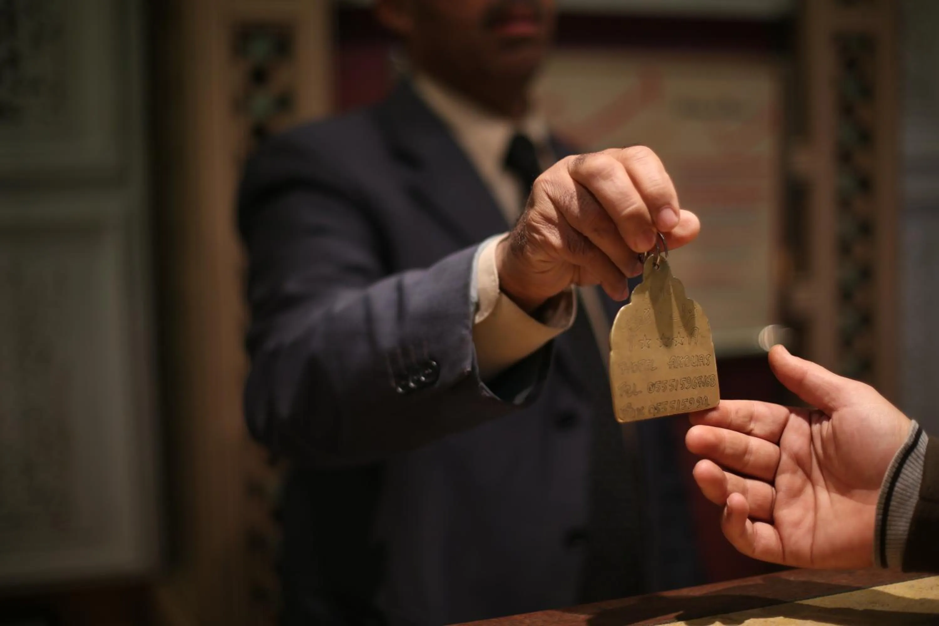 Lobby or reception in Hotel Akouas