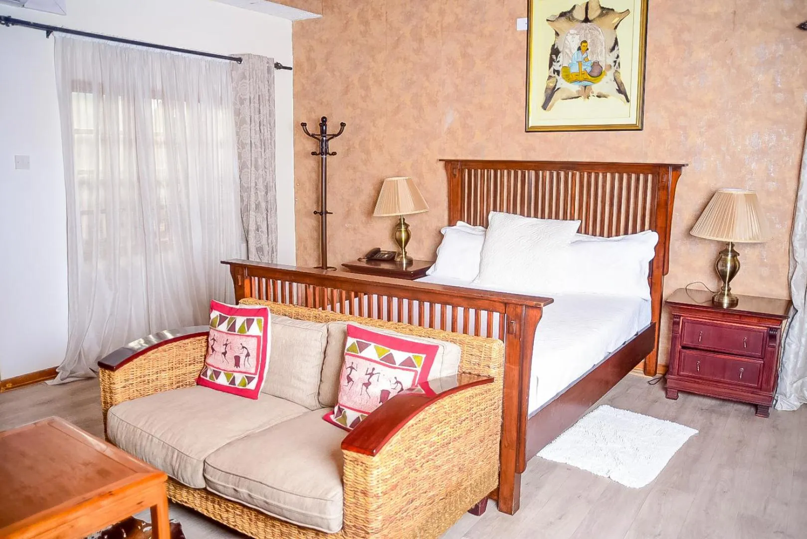 Bed in African Home Hotel