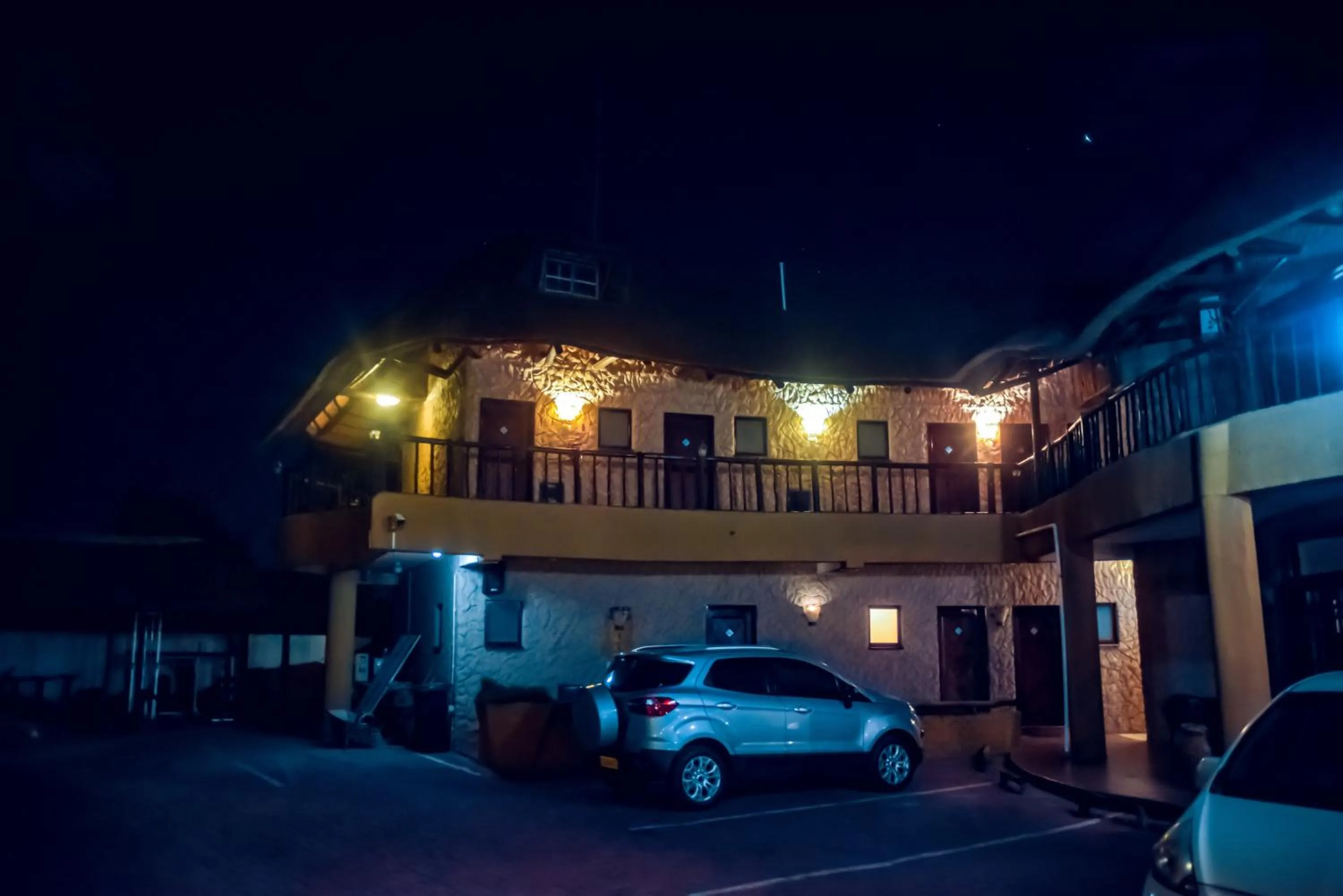 Property building in African Home Hotel