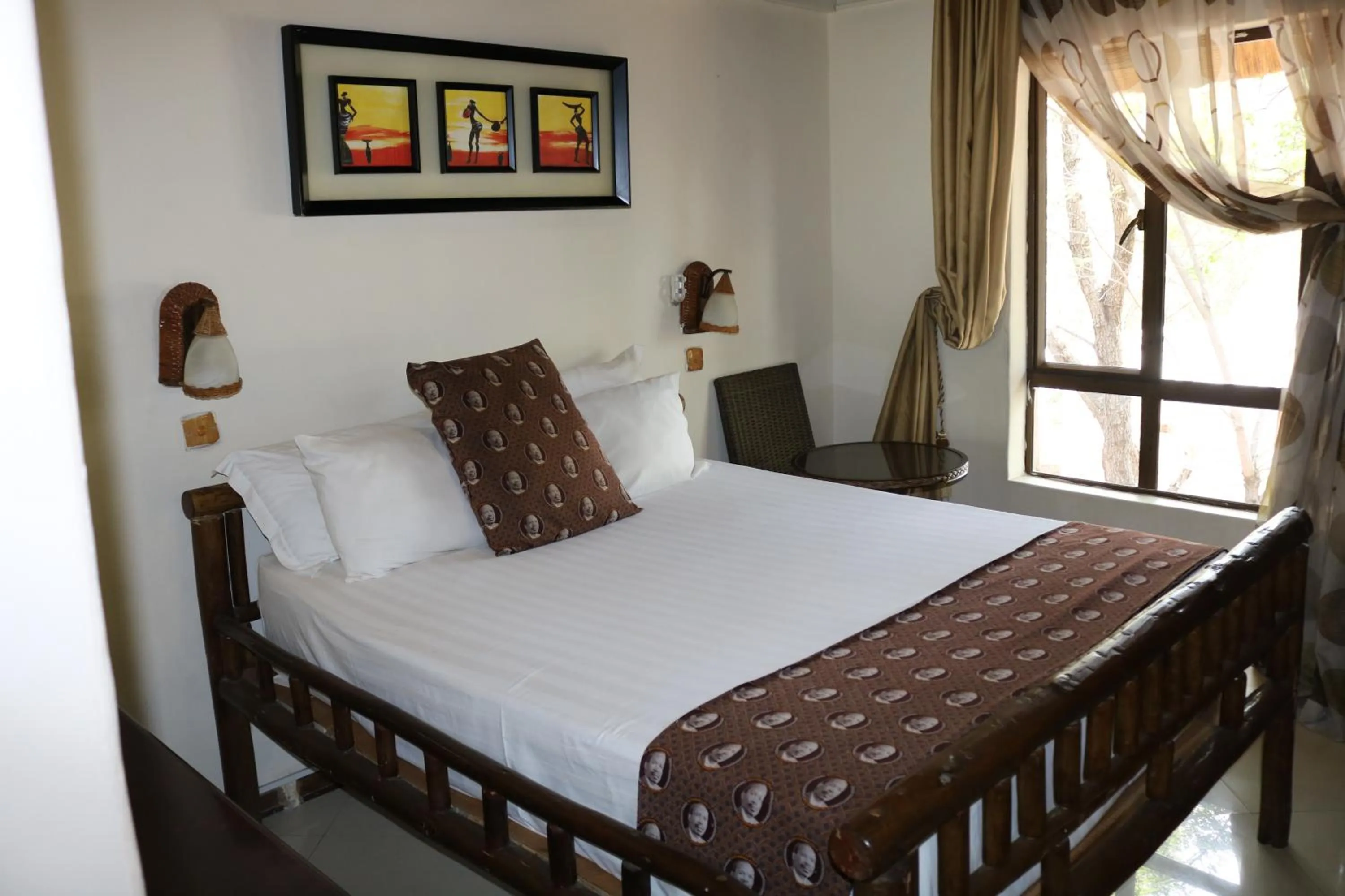 Bed in African Home Hotel