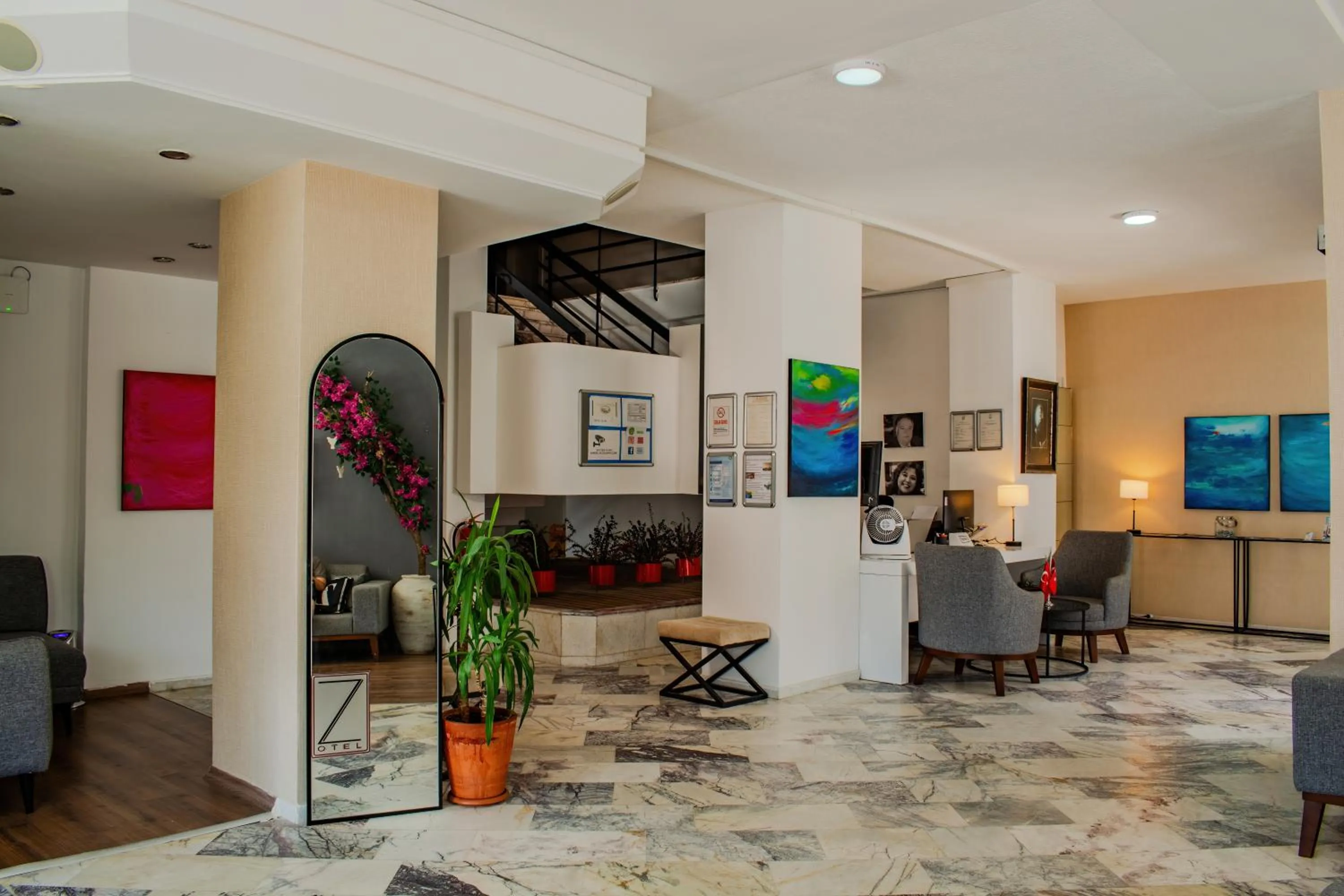 Lobby or reception in Z OTEL