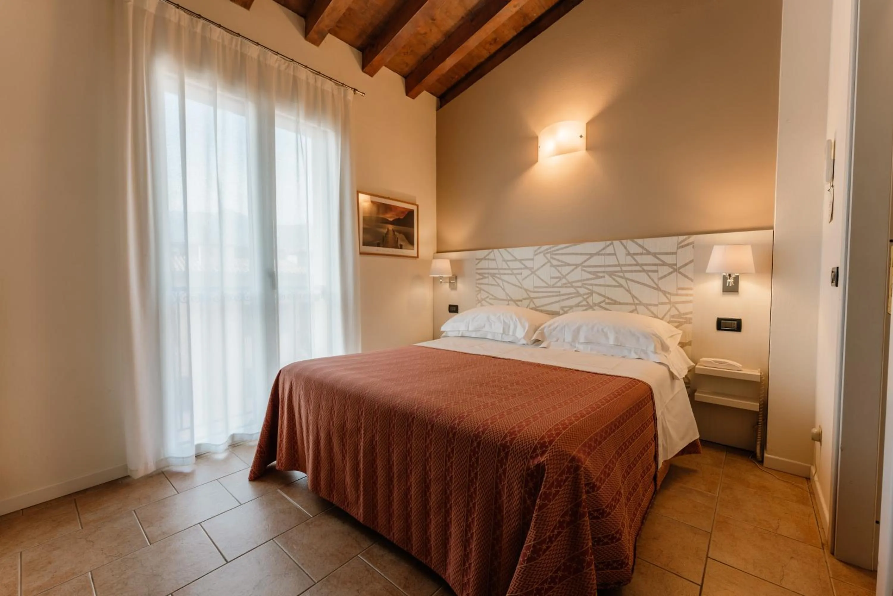 Bed in Hotel Eden Salò