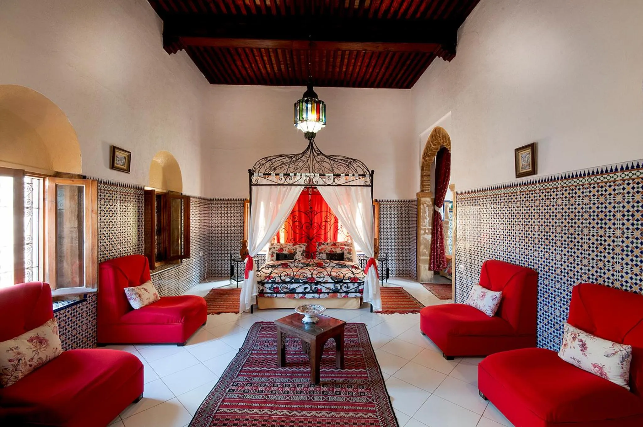 Bedroom in Riad Dar Jabador