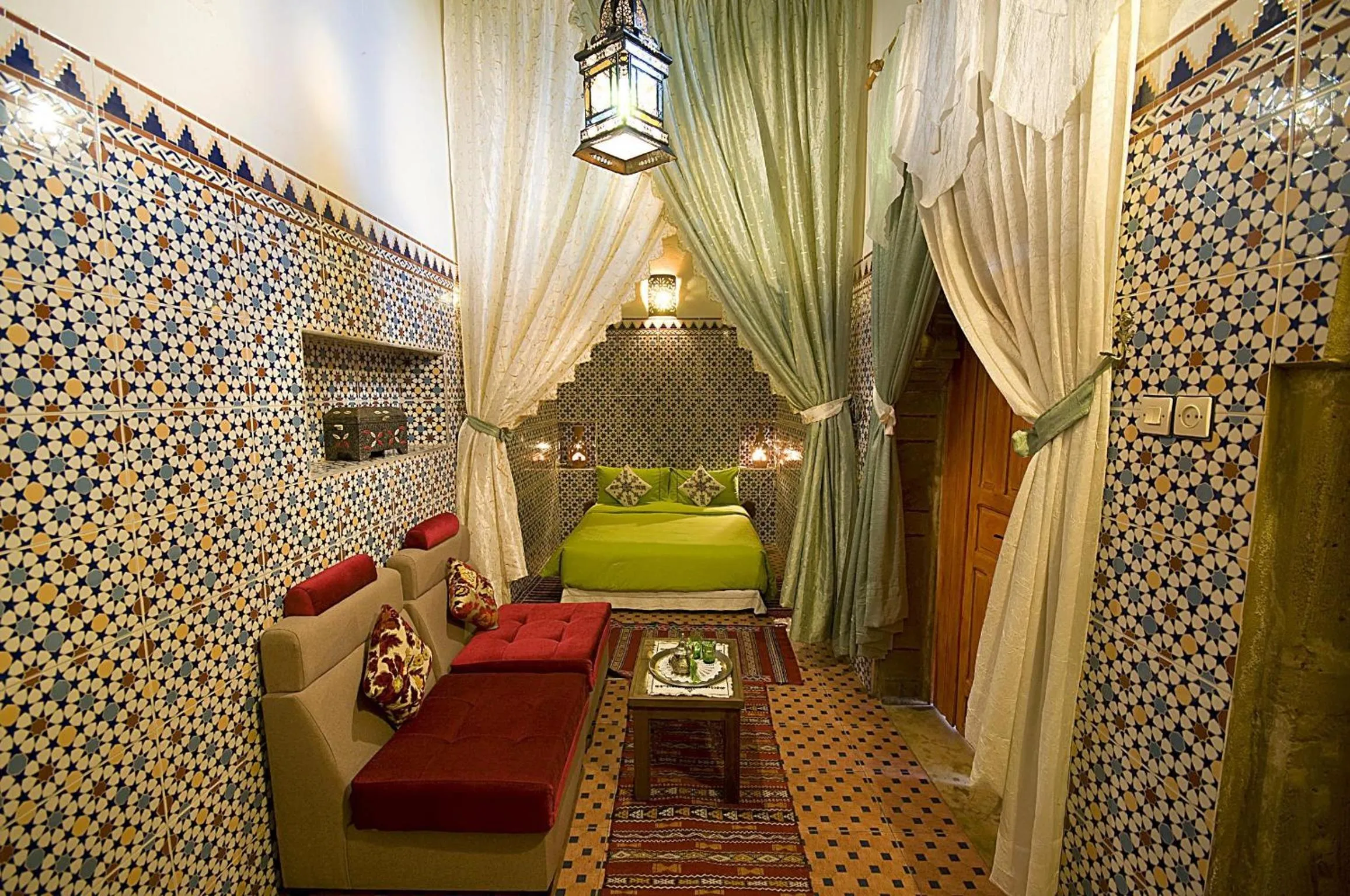 Living room in Riad Dar Jabador