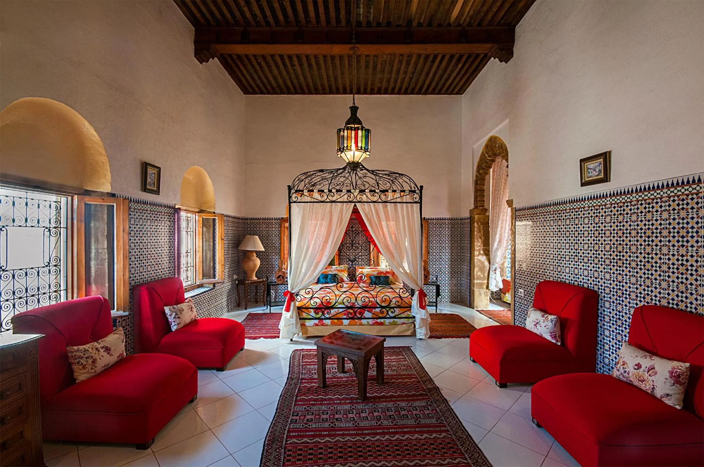 Living room in Riad Dar Jabador