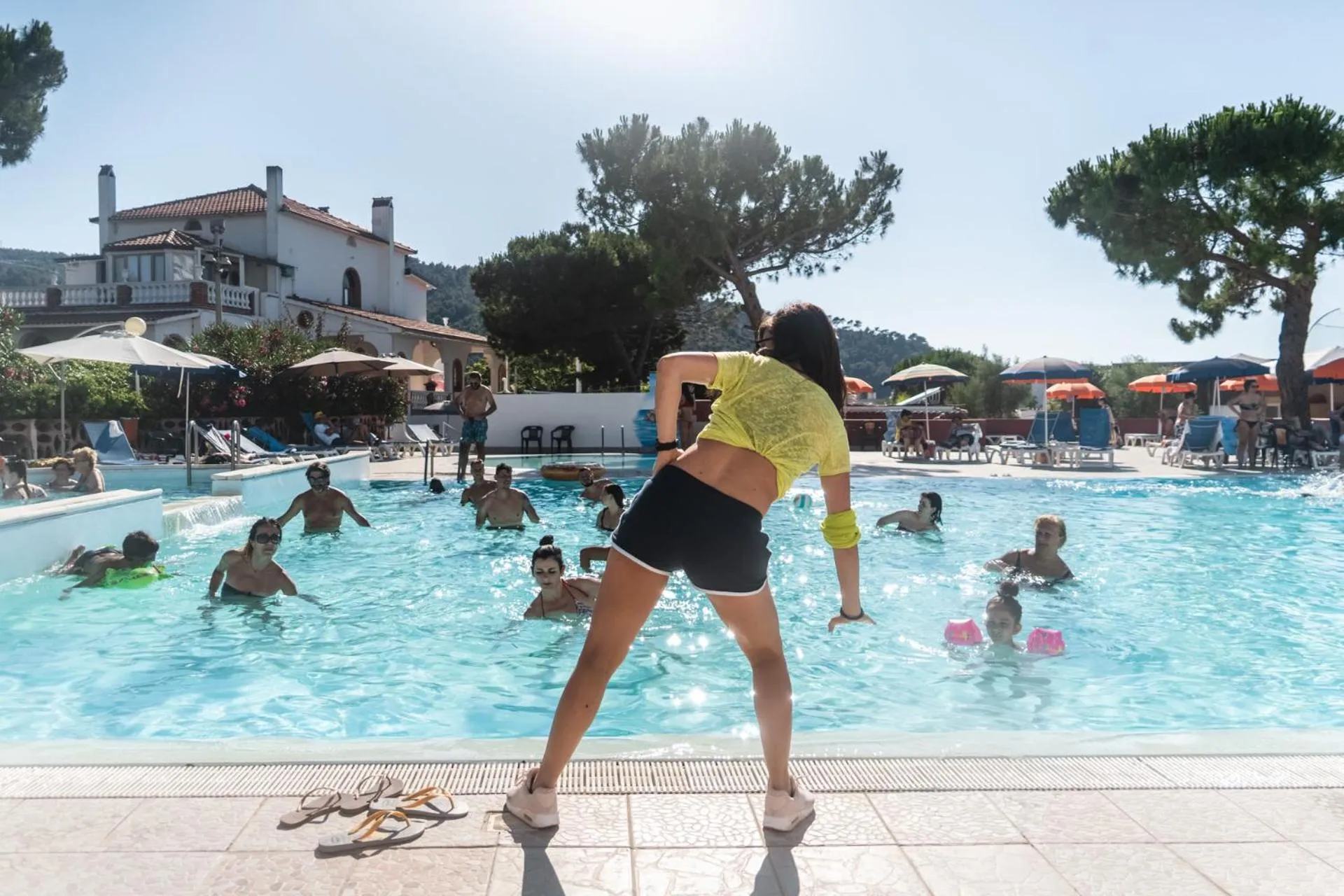 Swimming pool in Hotel D'Amato