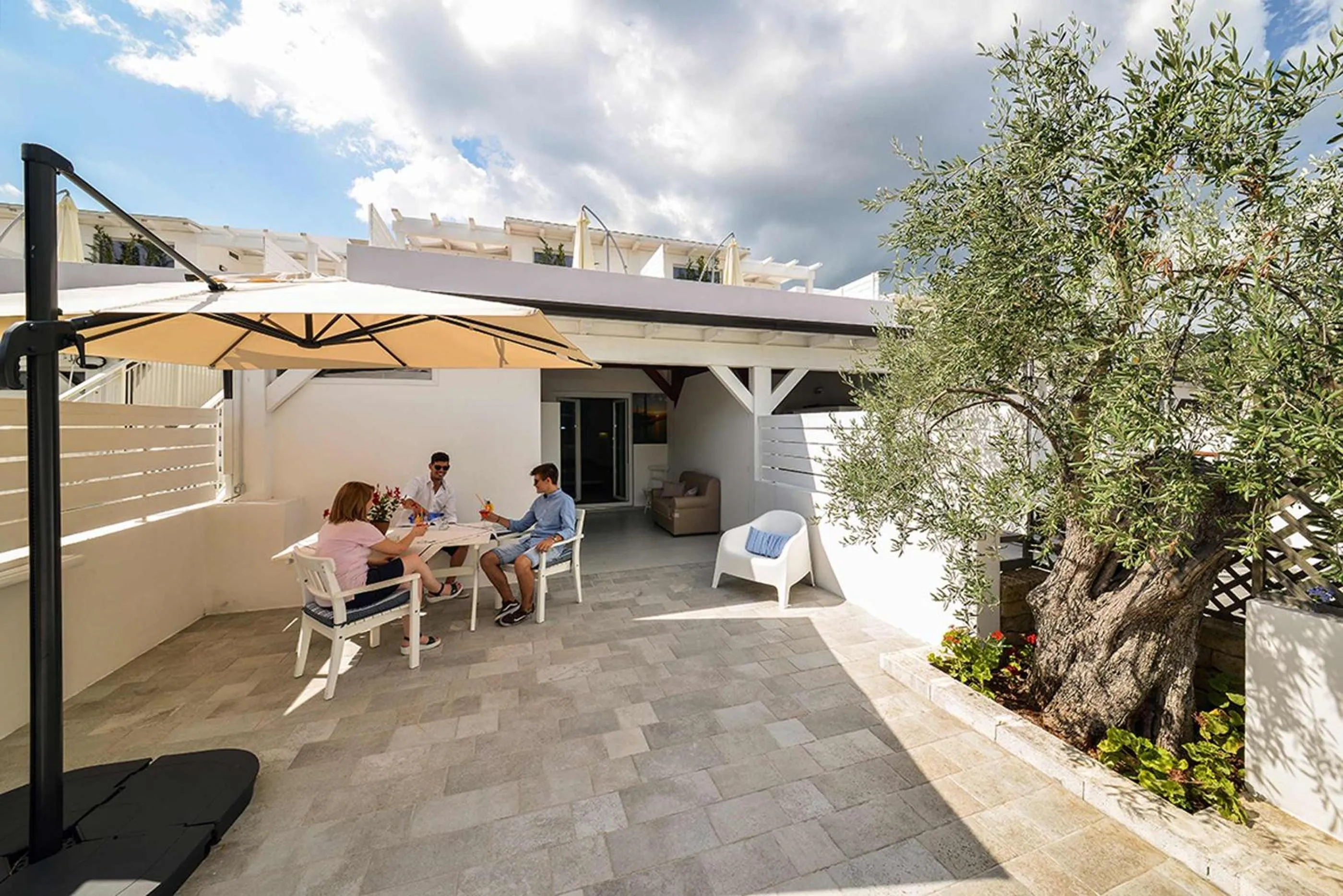 Patio in Hotel D'Amato