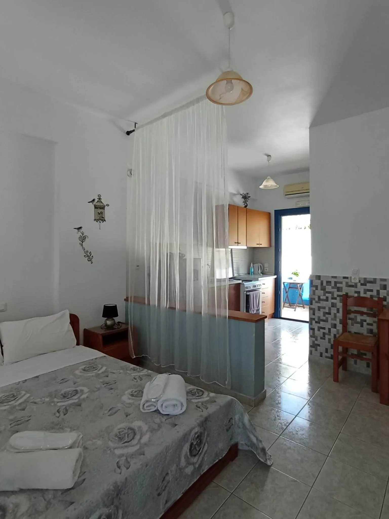 Bed in Studio Poseidon