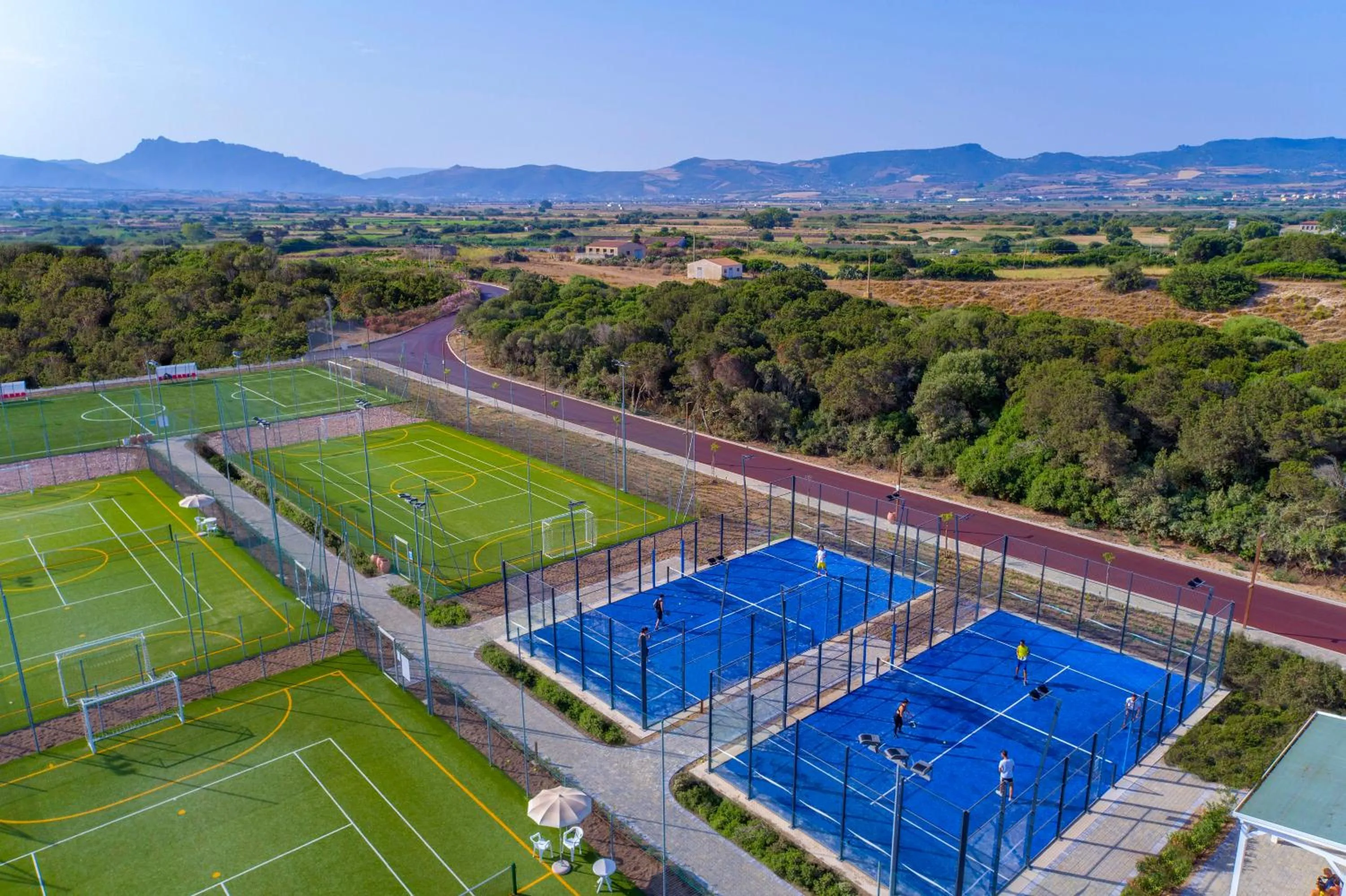 Tennis court in Is Serenas Badesi Resort