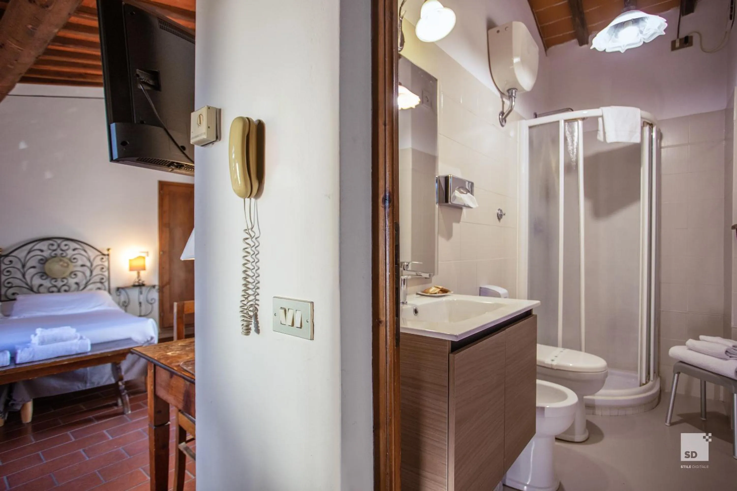 Bathroom in Tenuta Il Burchio