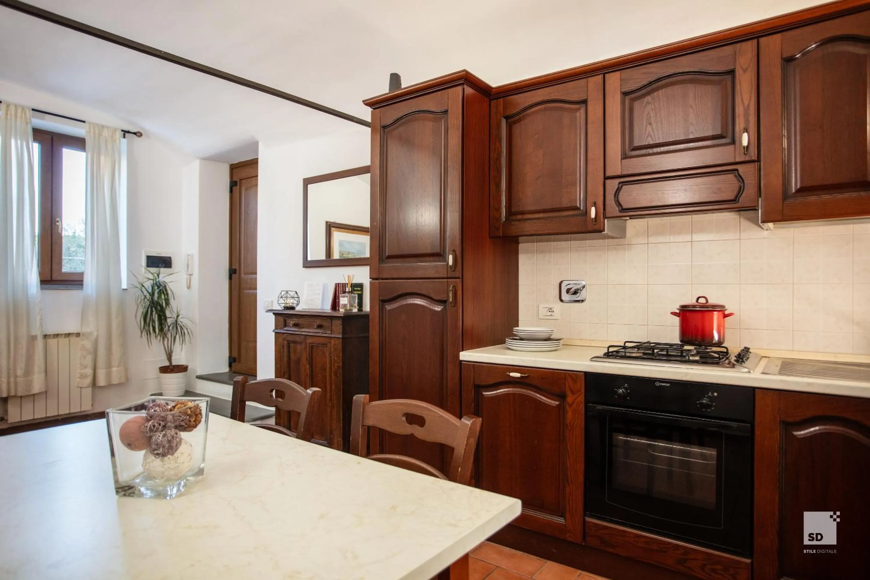 Kitchen or kitchenette in Tenuta Il Burchio