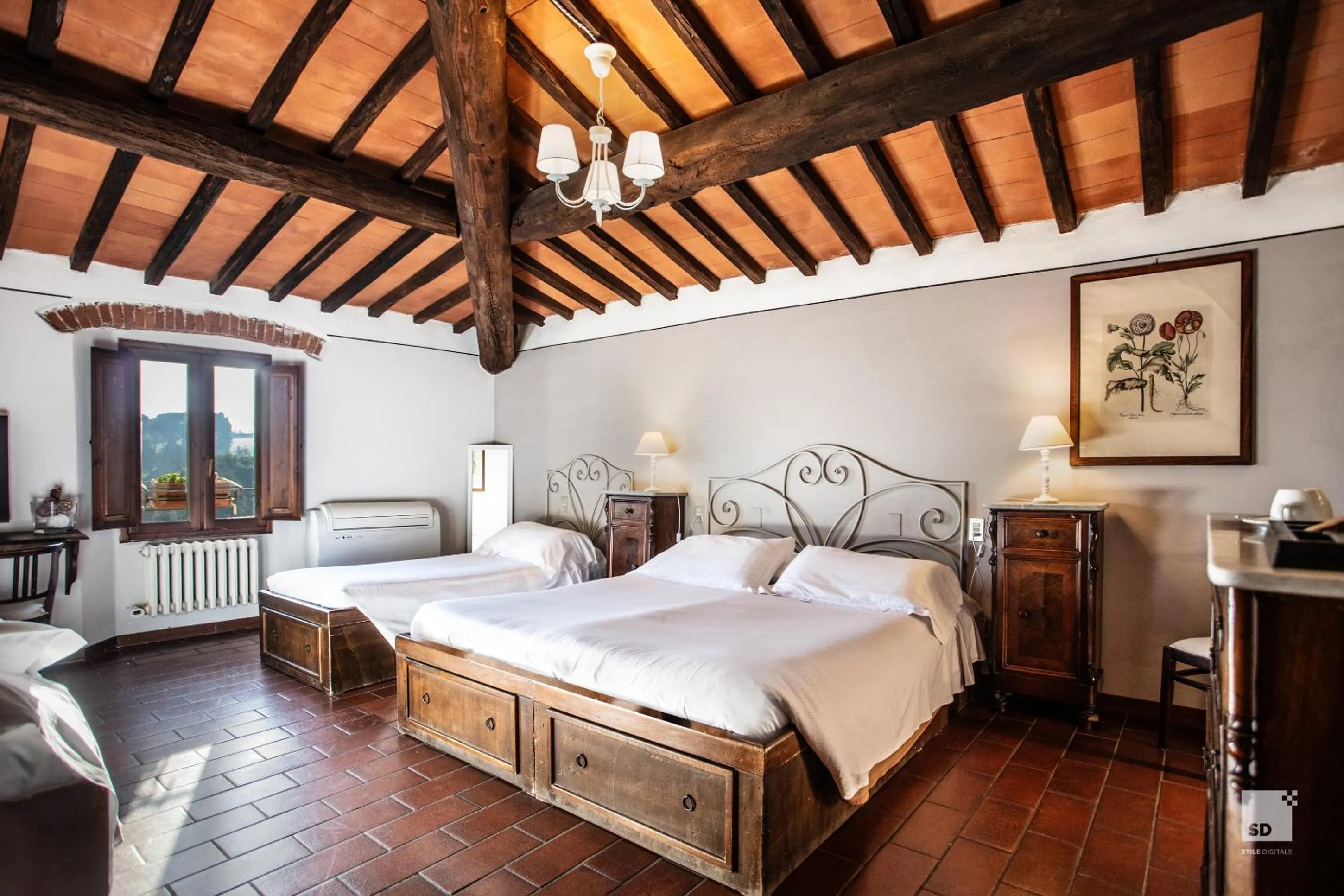 Photo of the whole room, Bed in Tenuta Il Burchio