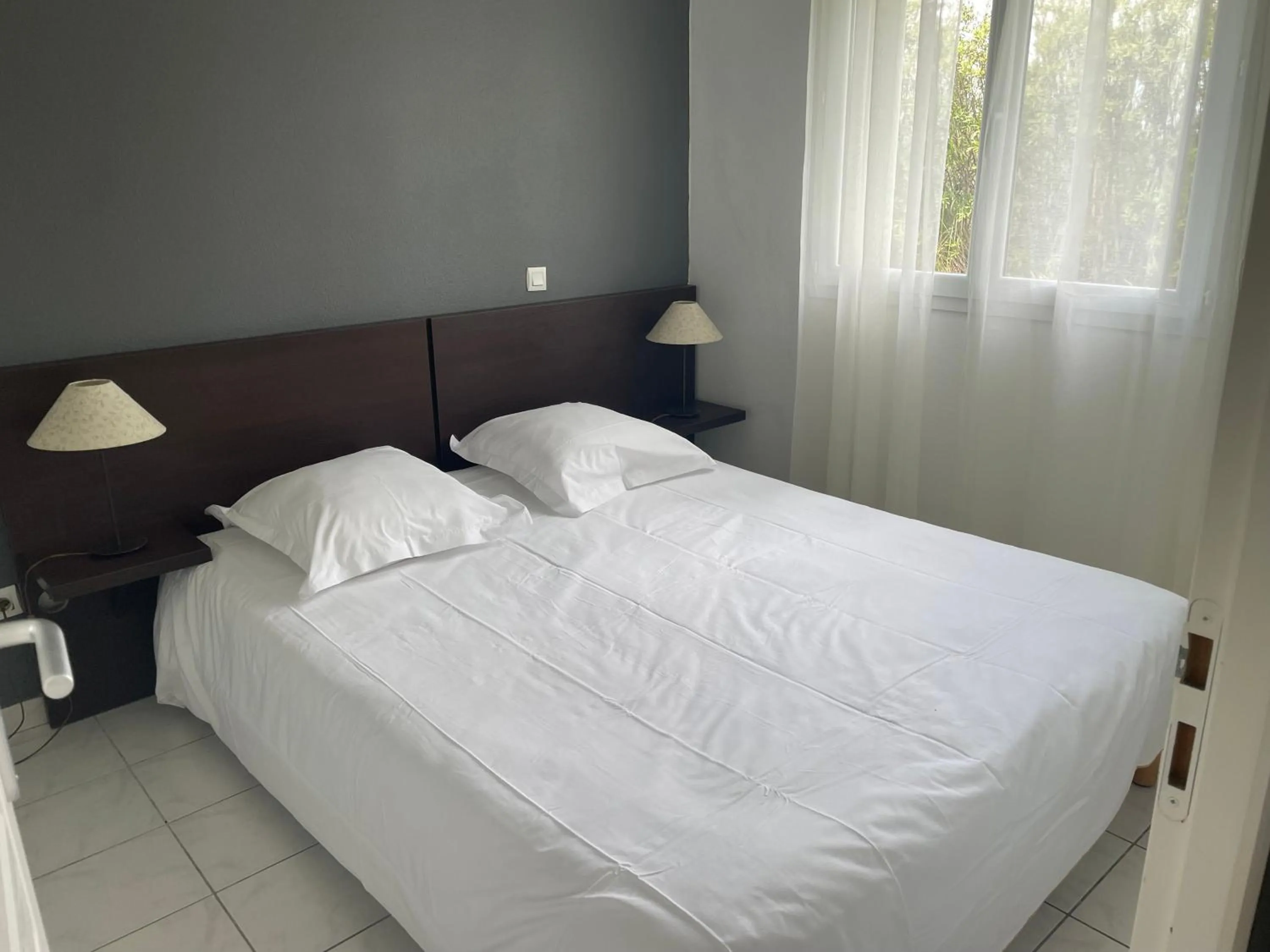 Bed in Le Jardin de Babylone Résidence Festive & Naturiste "réservé aux couples uniquement"